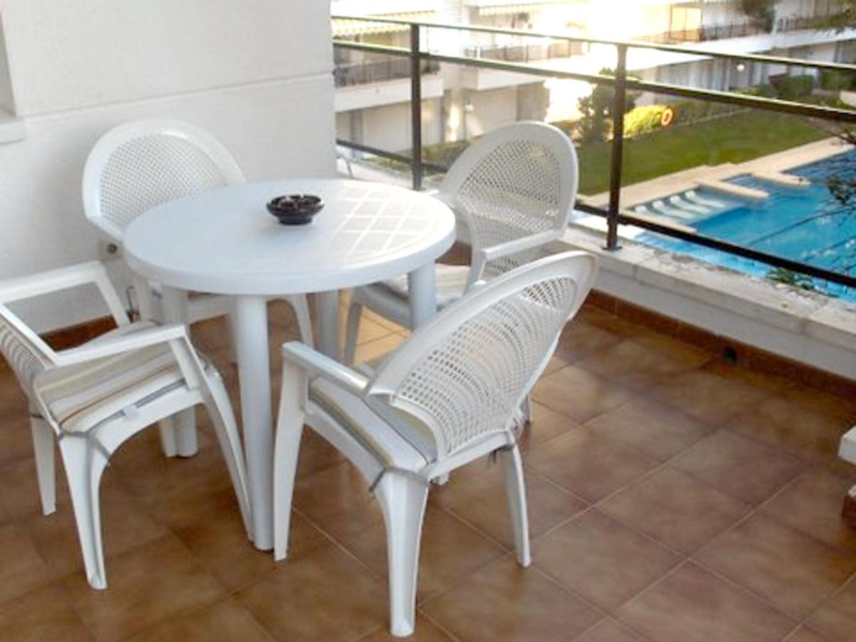 One bedroom appartement at Lloret de Mar 500 m away from the beach with city view shared pool and terrace view 2