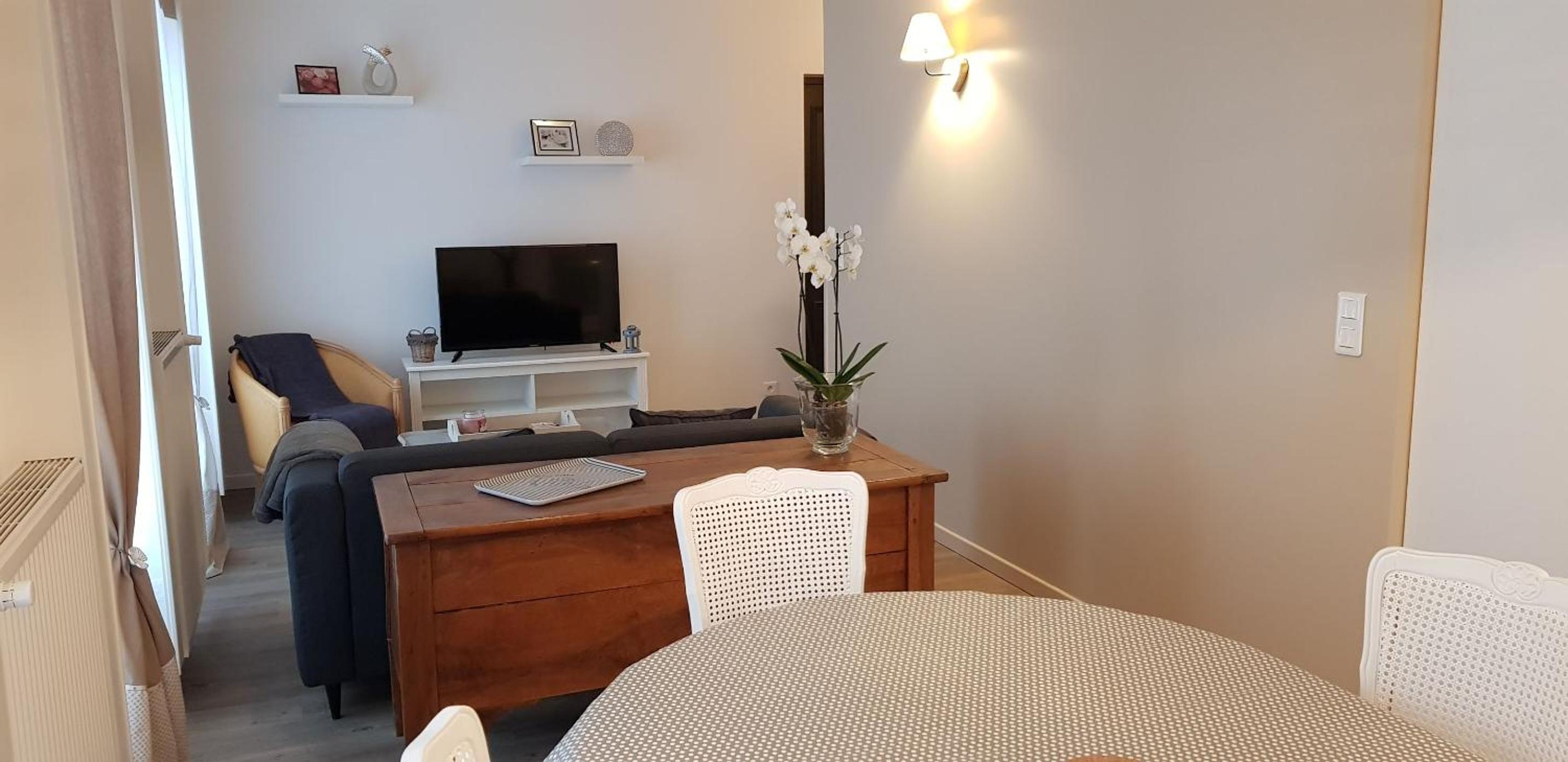 La maison Virginie logements de 1 à 5 pers chaleureux centre, parking, linge, wifi, proximité lac canal piscine view 2
