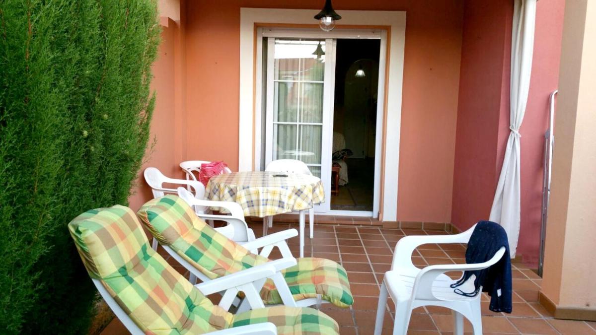 2 bedrooms appartement at Islantilla 700 m away from the beach with shared pool and furnished terrace view 2