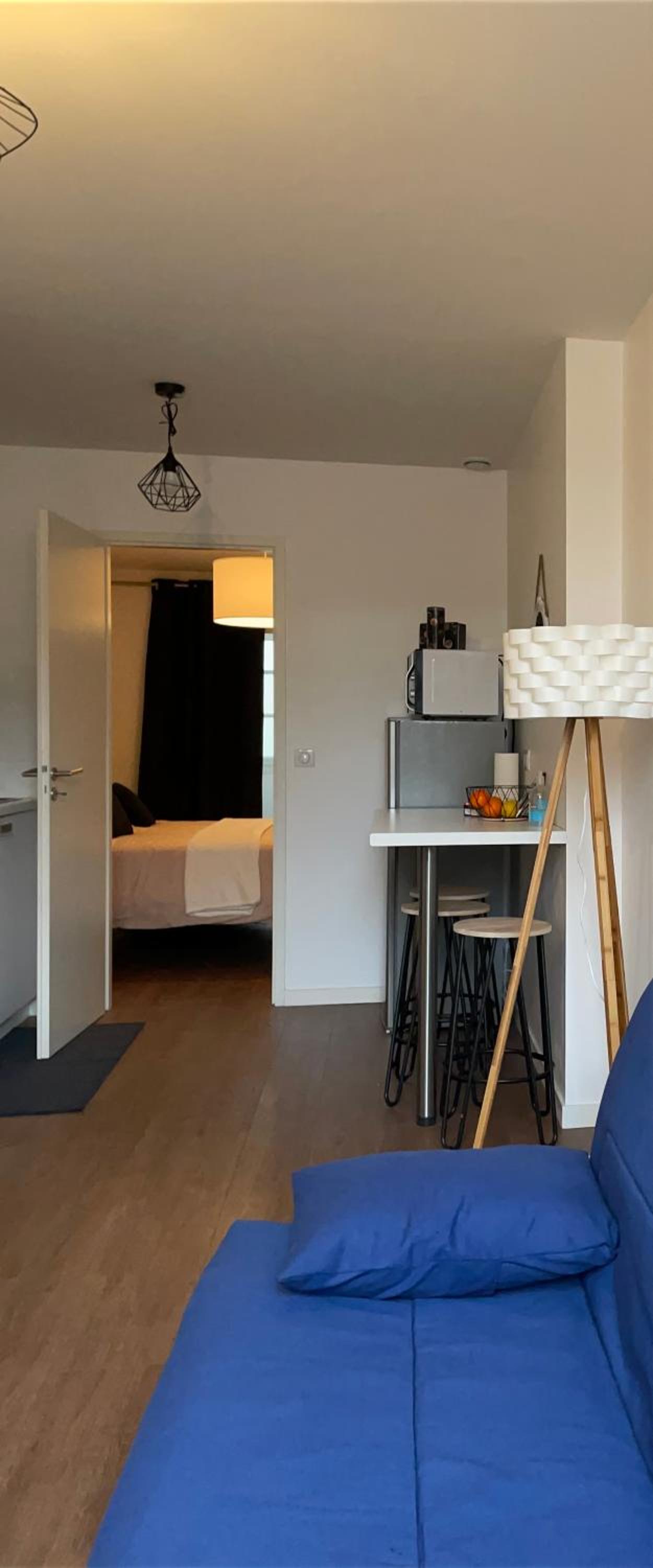 T1 bis 35 m2 lit queen size tout équipé view 4