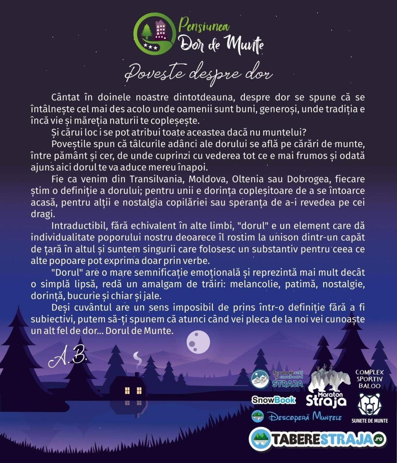Dor de Munte Straja