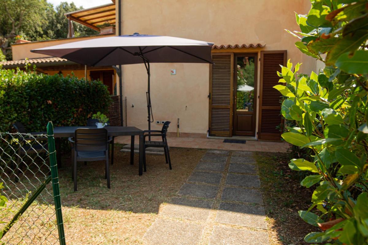 outdoor BBQ area