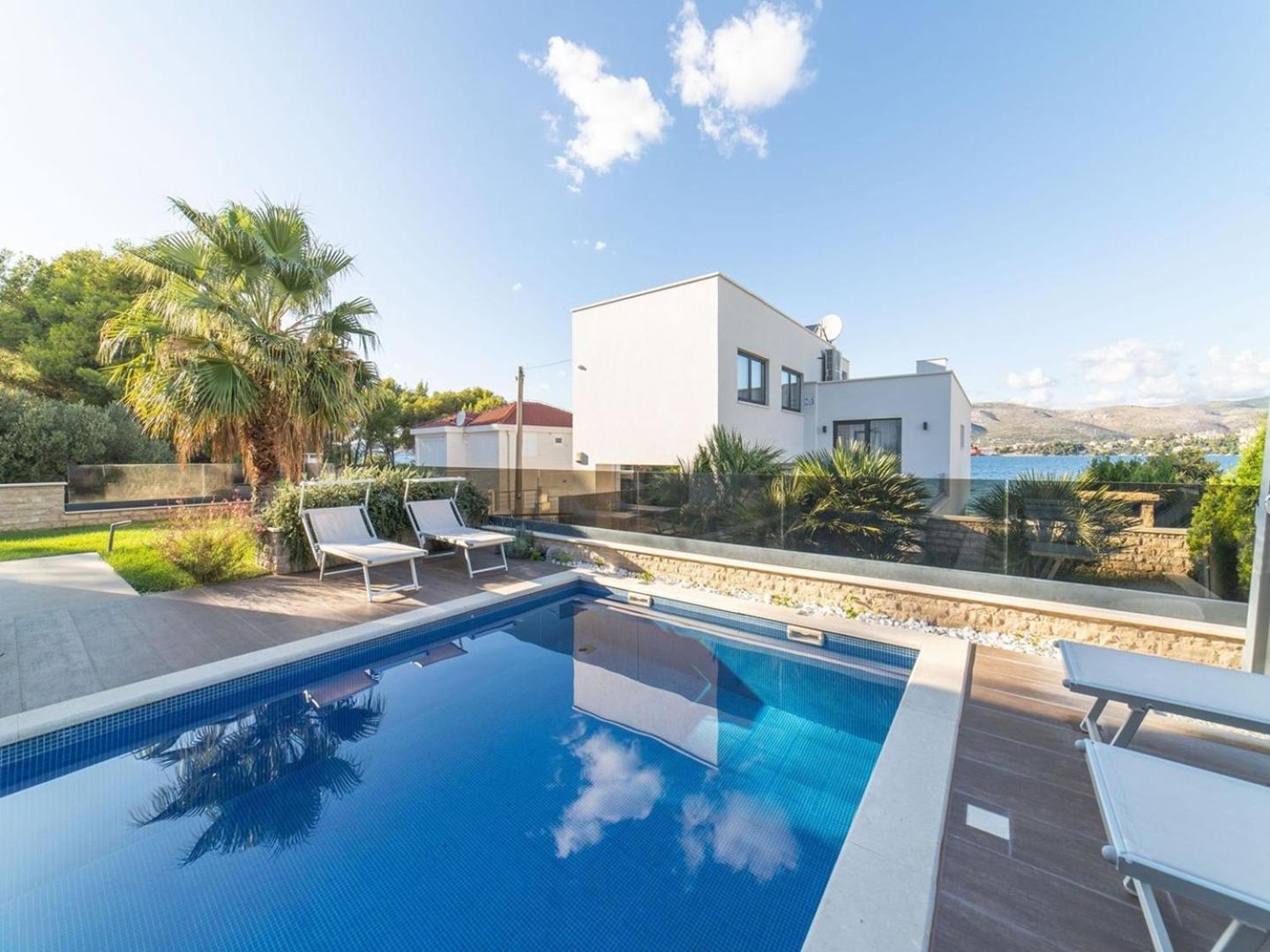 Luxury beachfront Villa Trogir 2 with indoor & outdoor pools view 2