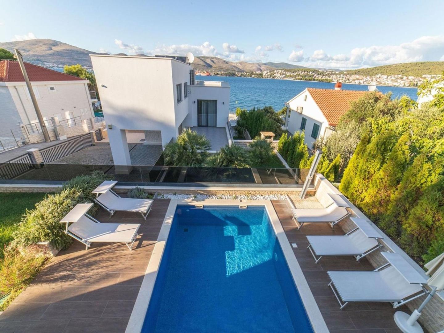 Luxury beachfront Villa Trogir 2 with indoor & outdoor pools view 5
