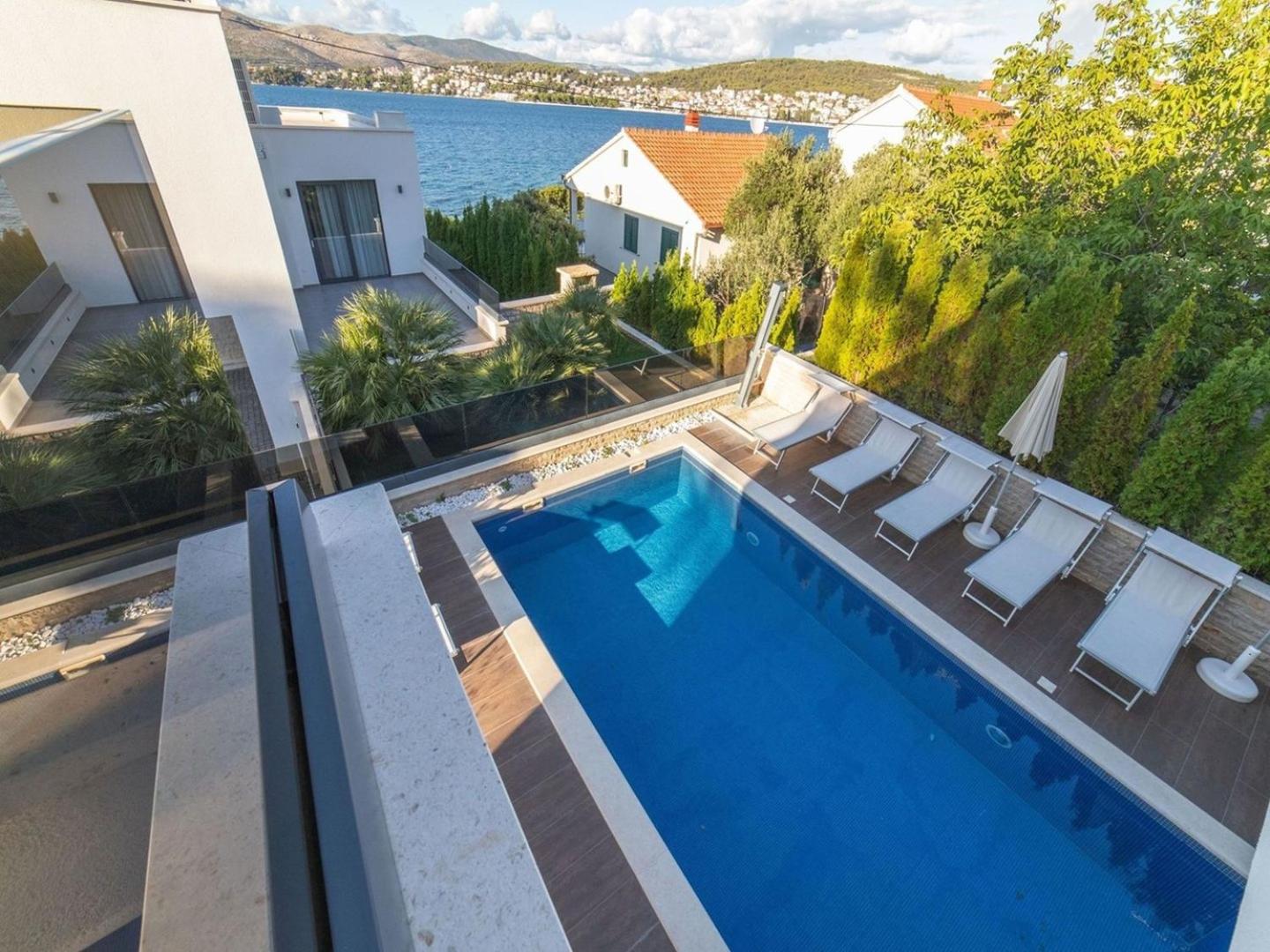 Luxury beachfront Villa Trogir 2 with indoor & outdoor pools view 3