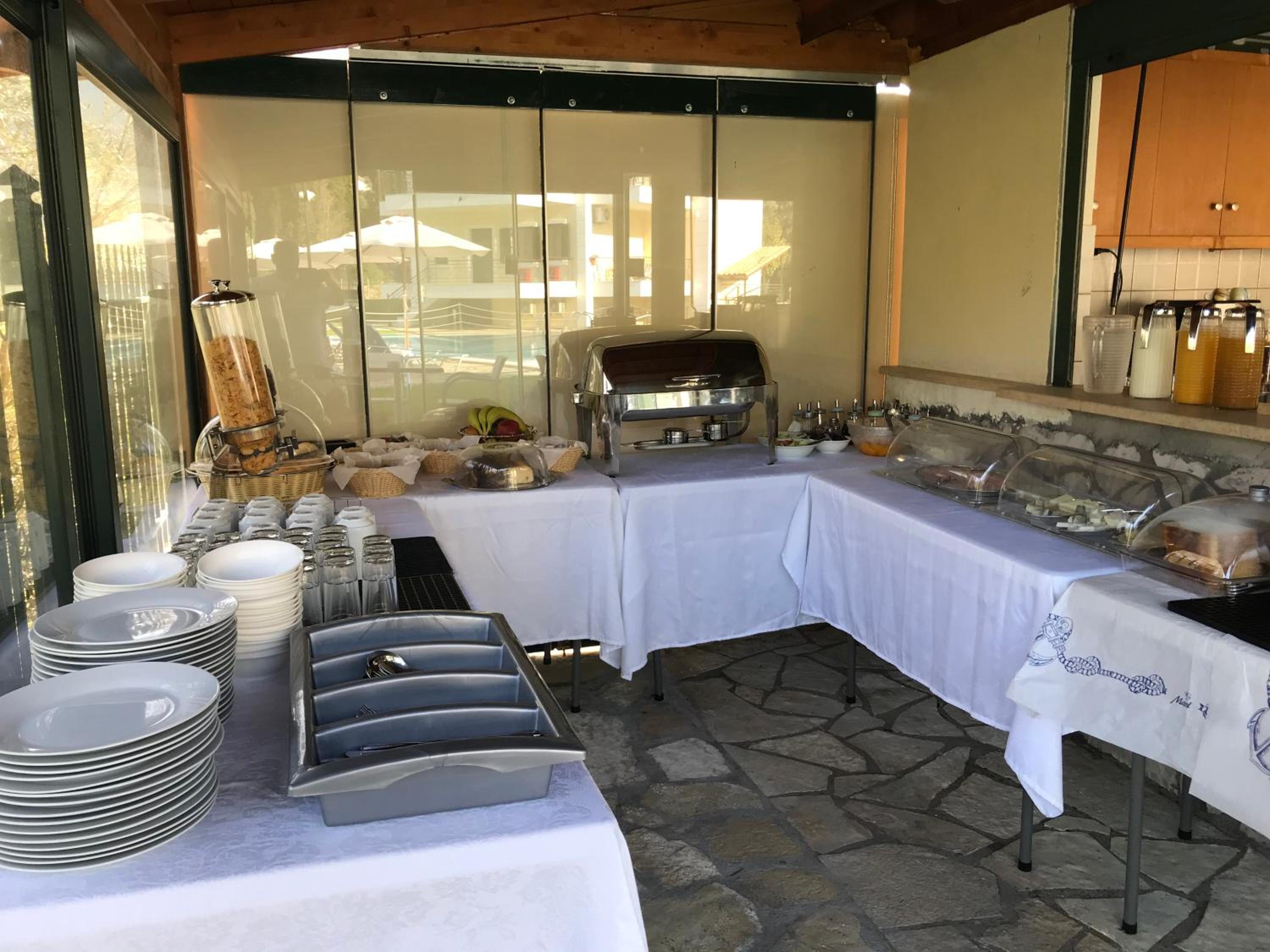 outdoor BBQ area