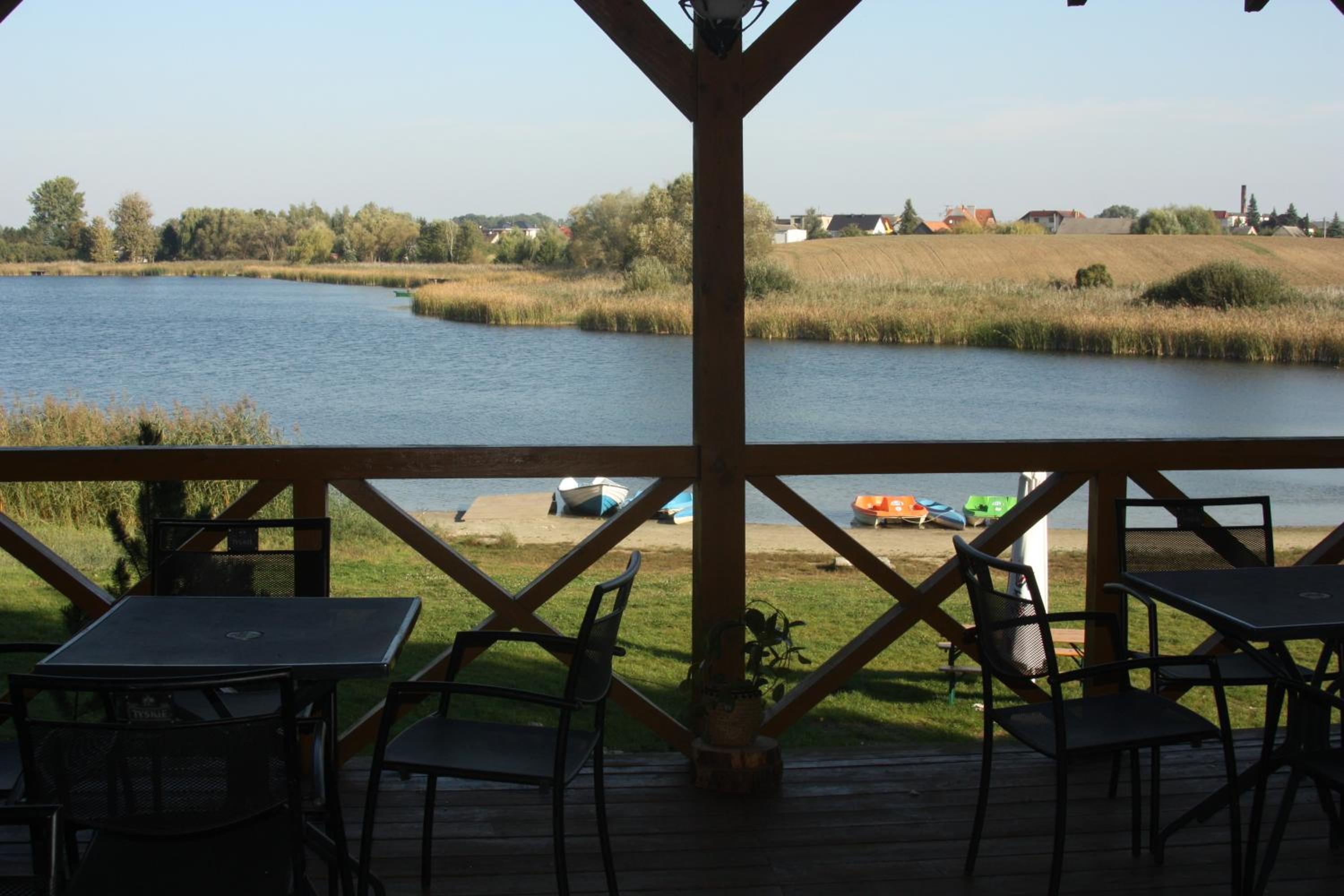 outdoor BBQ area