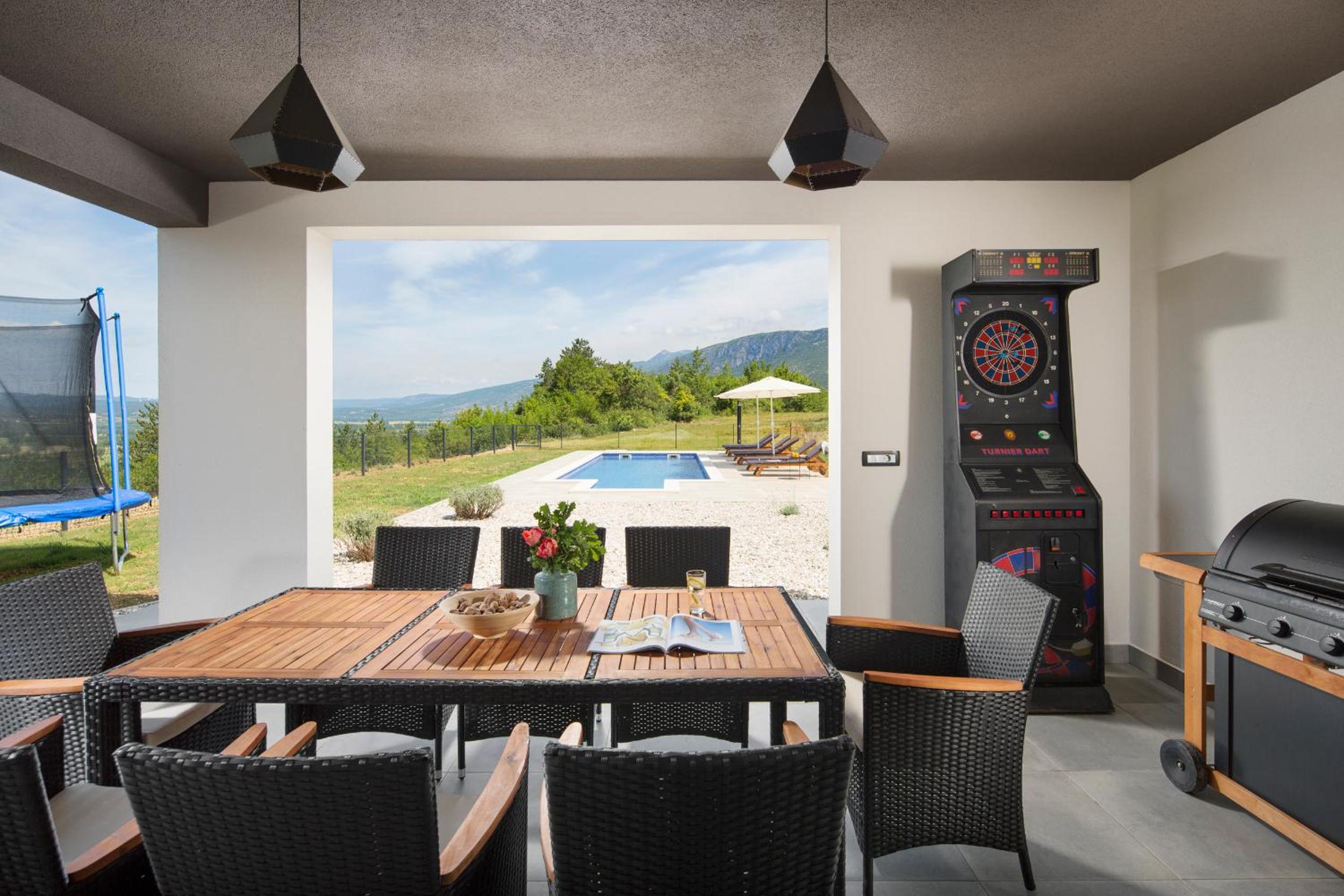 Villa Tramonto Kozljak view 5