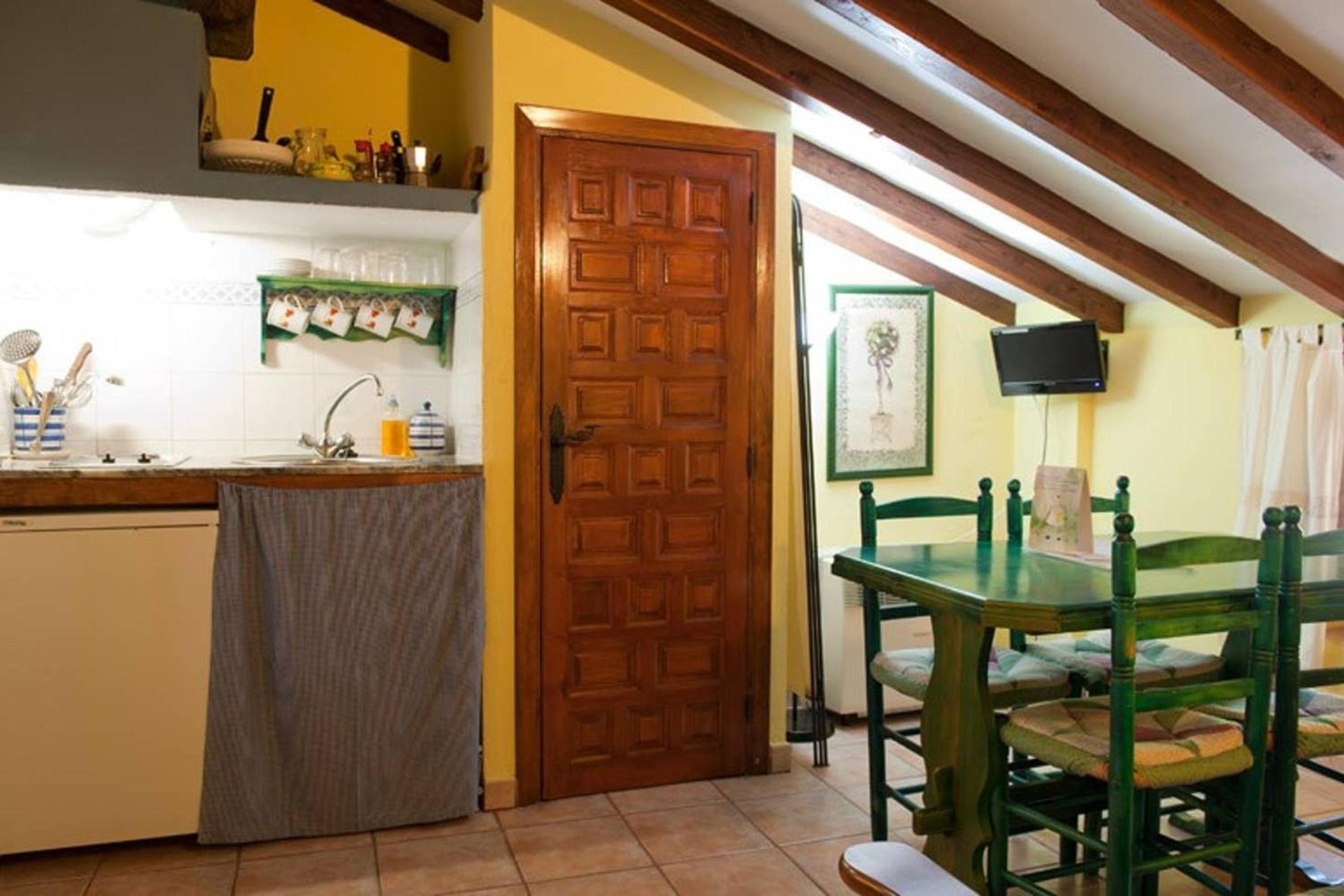 Comfortable Apartment in Robledillo de Gata with Balcony and View