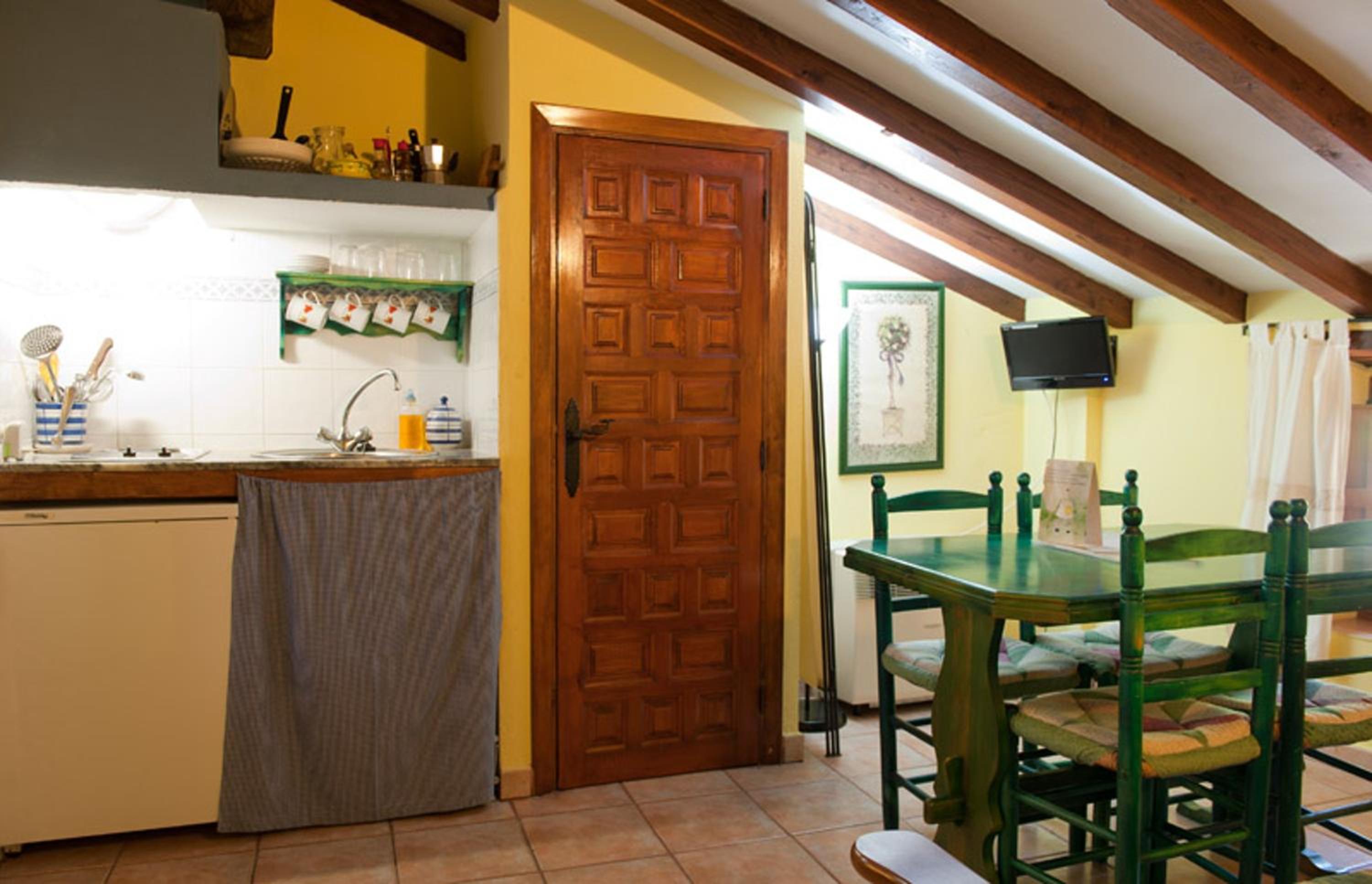Comfortable Apartment in Robledillo de Gata with Balcony and View