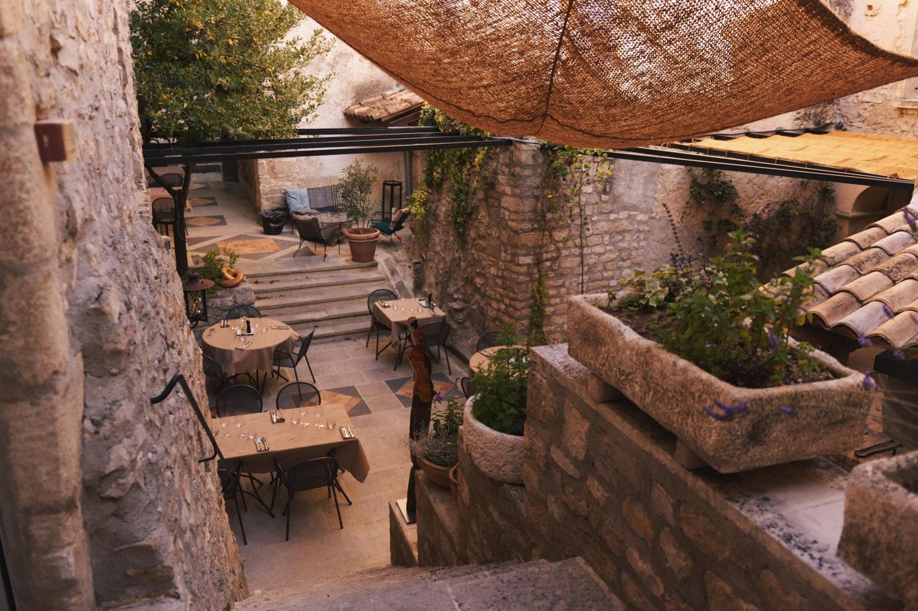 outdoor BBQ area