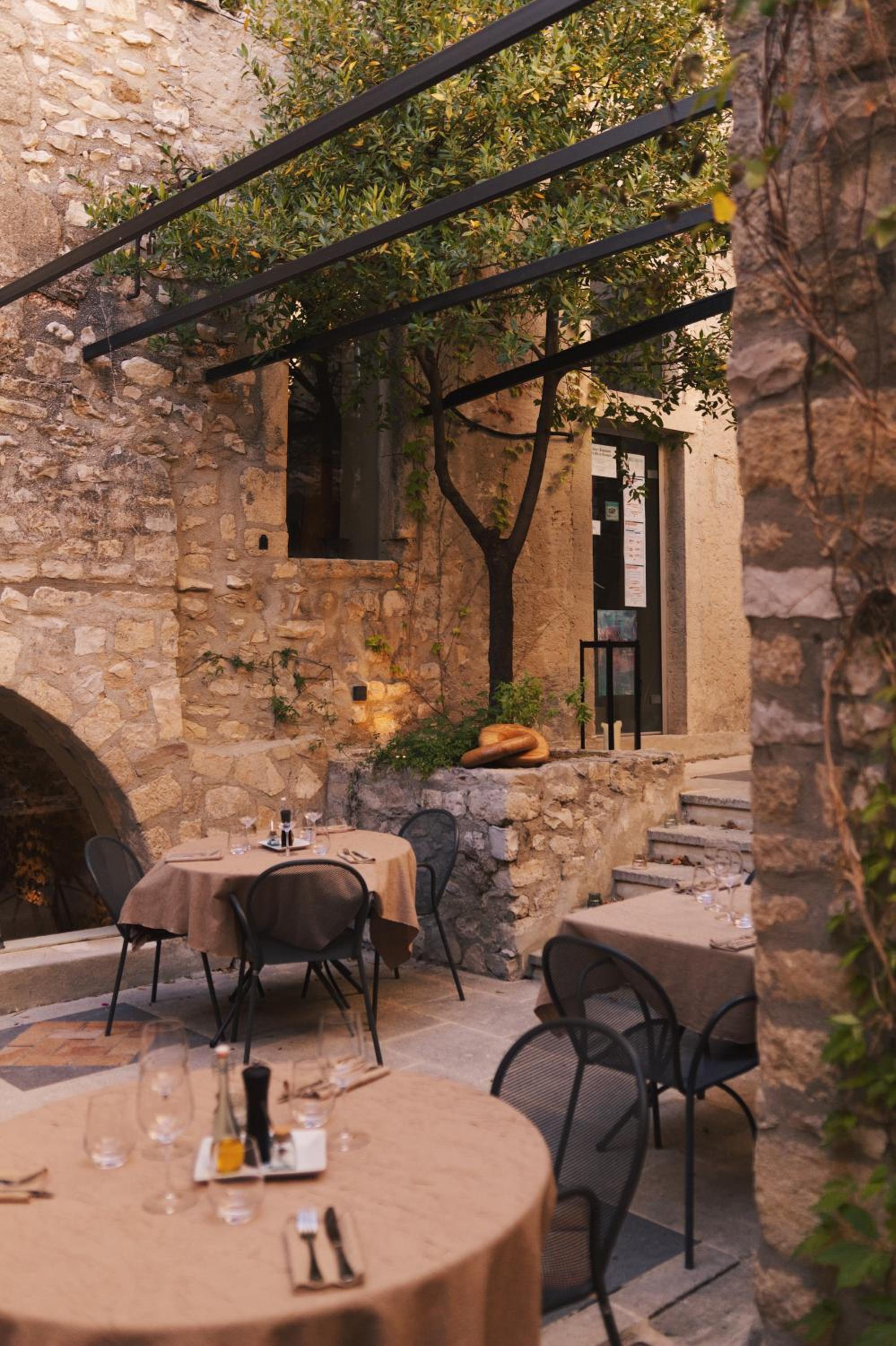 outdoor BBQ area