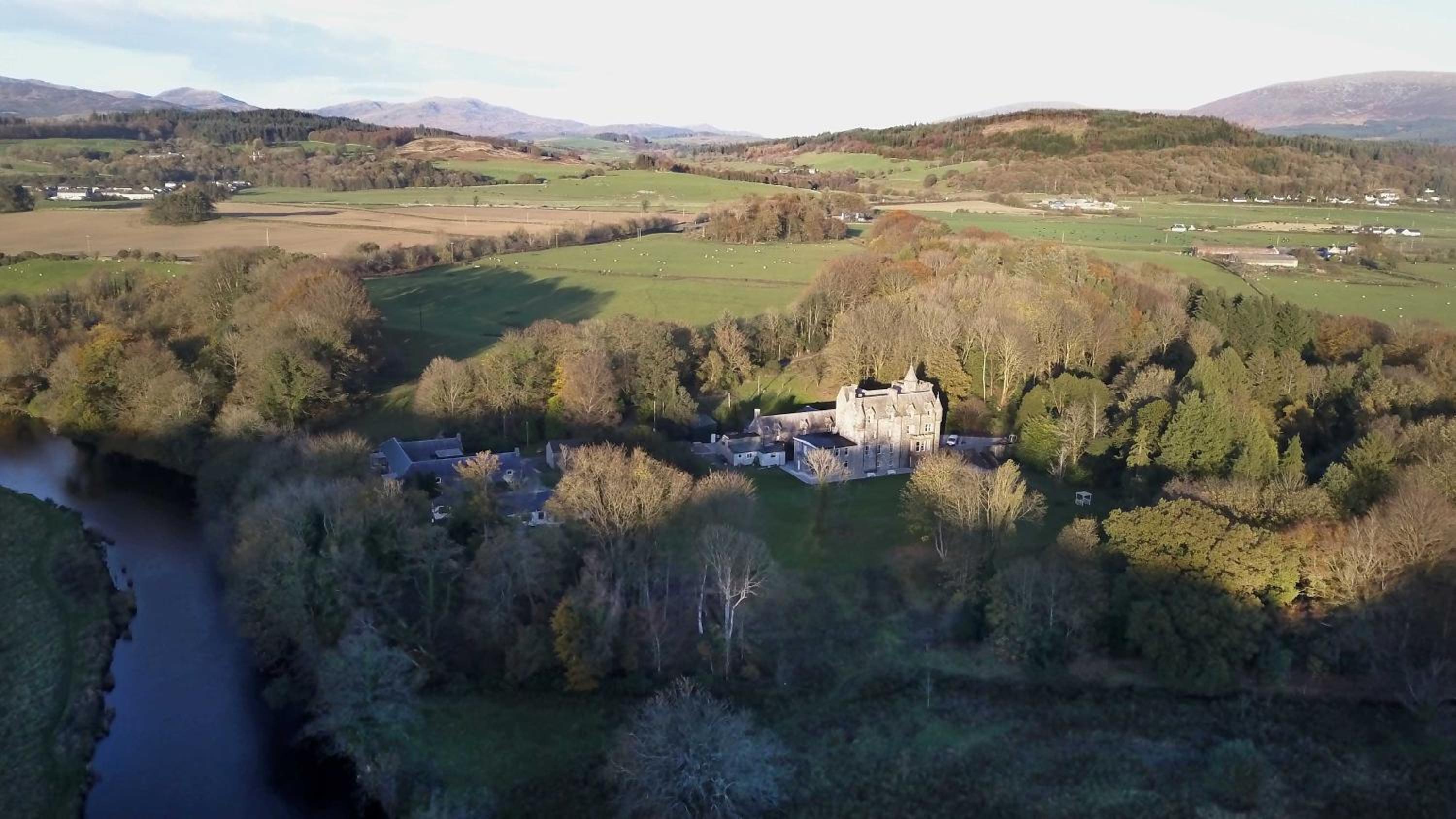 Machermore Castle East Lodge view 4