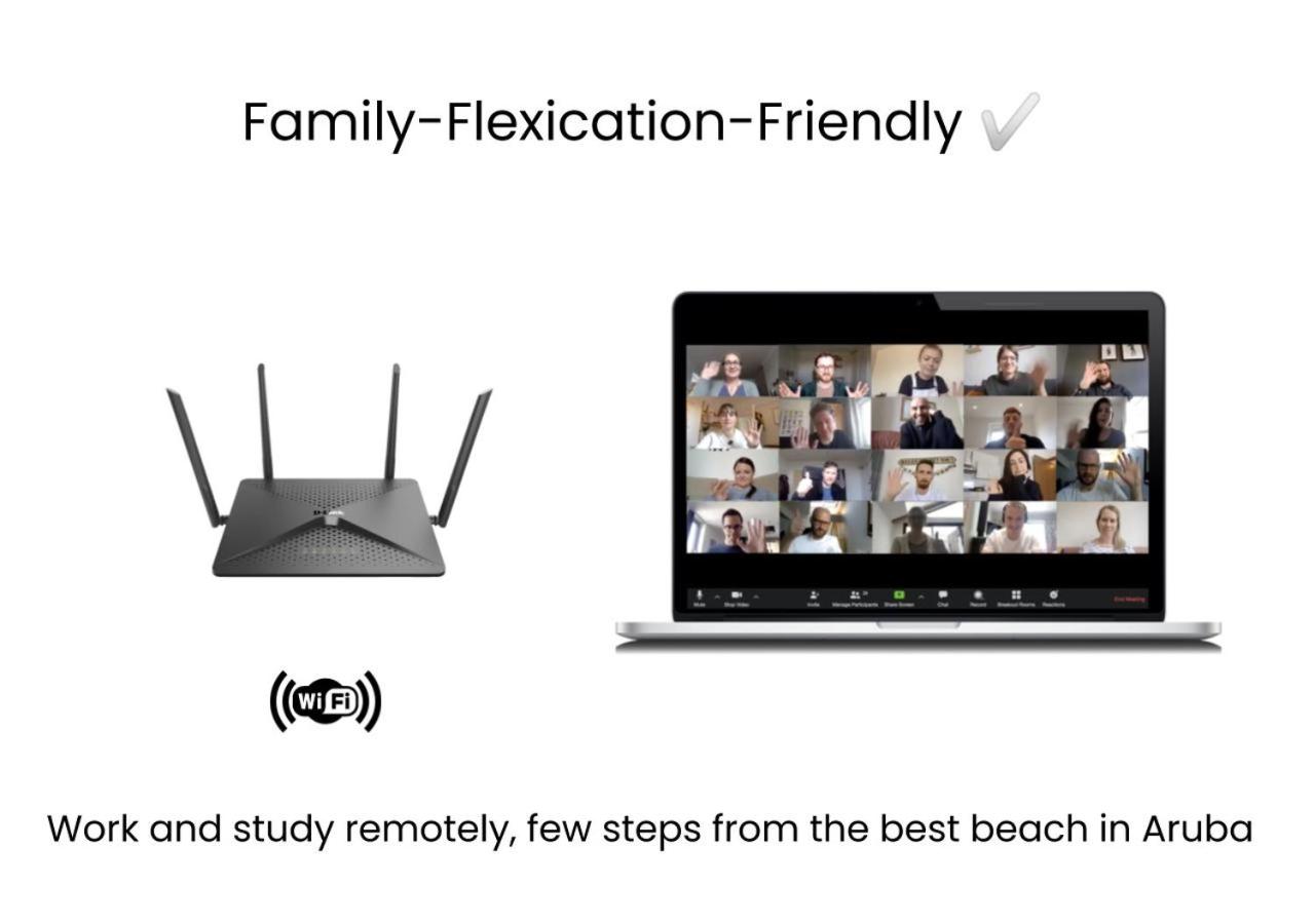 Family-Flexication-Friendly Villa, few steps from Eagle Beach