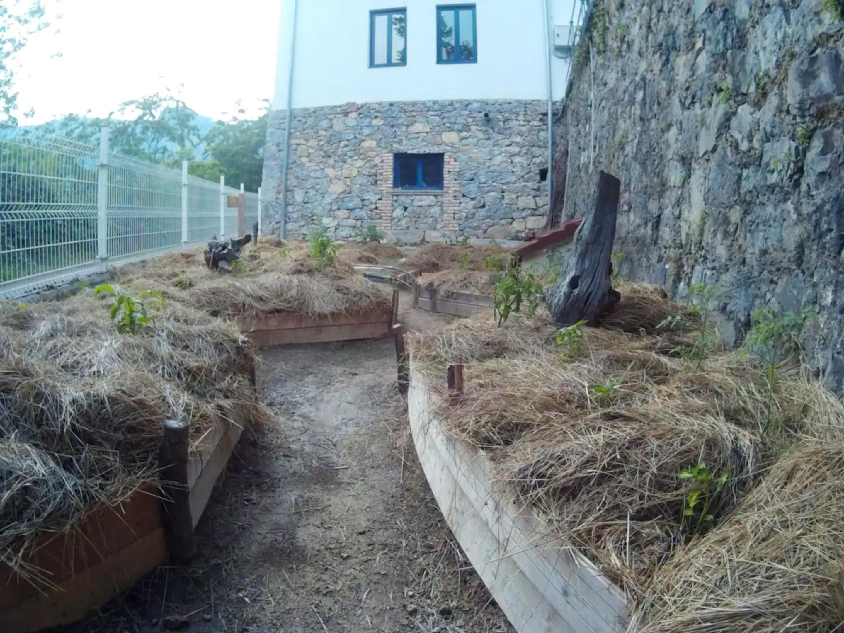 Family House near Otañes with Mountain View