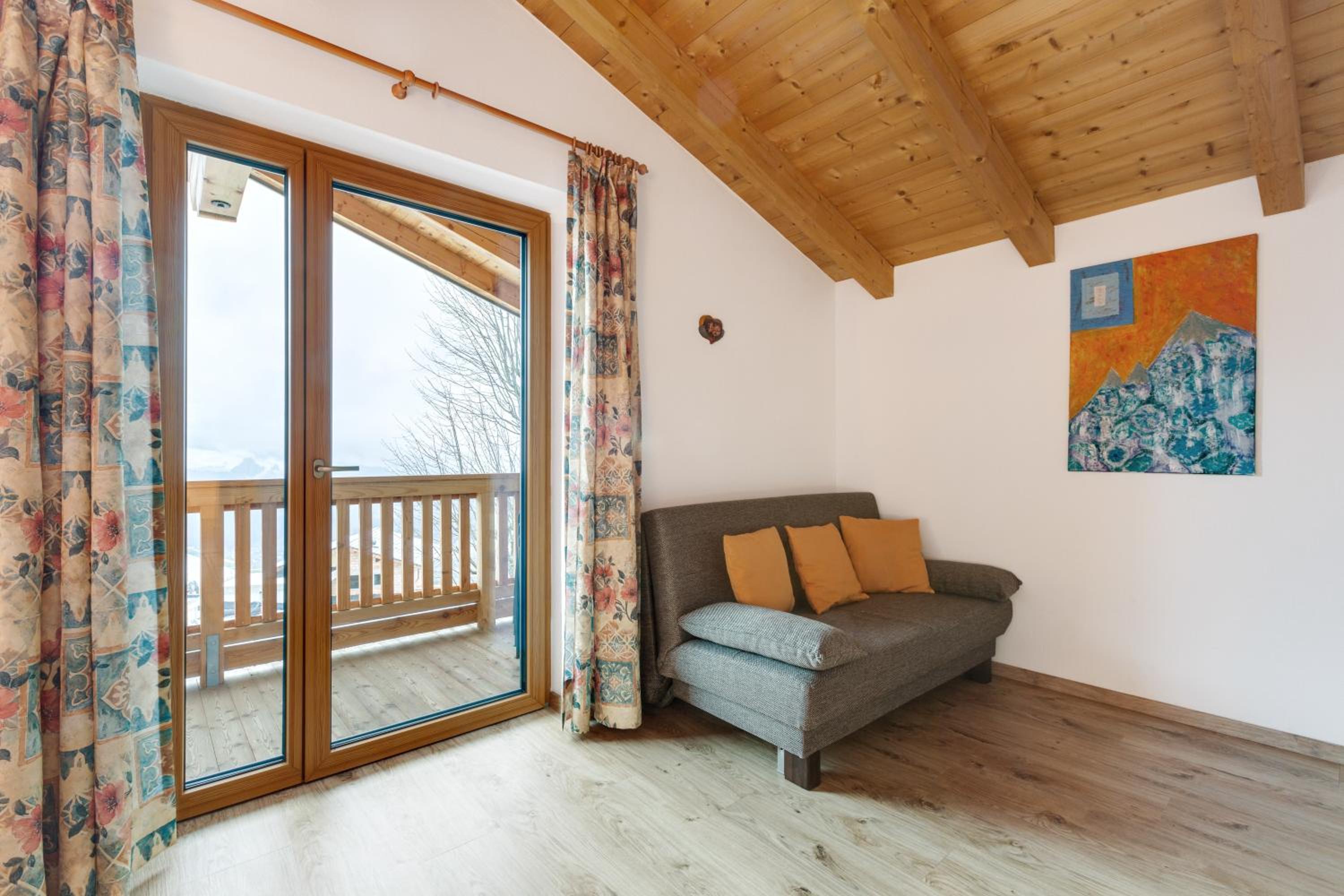 Ski in - Ski out Panoramaferienhaus Breitmoos neben Mittelstation