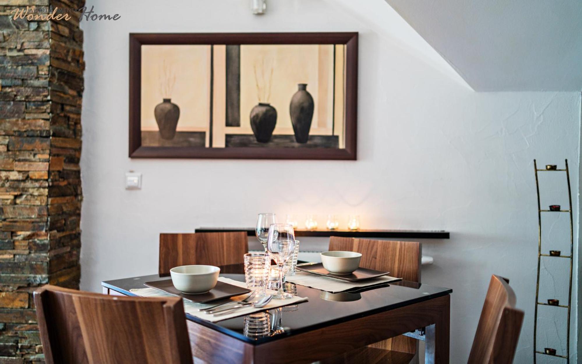 Wonder Home - Apartament Cud Malina z kominkiem, klimatyzacją i widokiem na Karkonosze, blisko centrum, stoku, restauracji, aquaparku