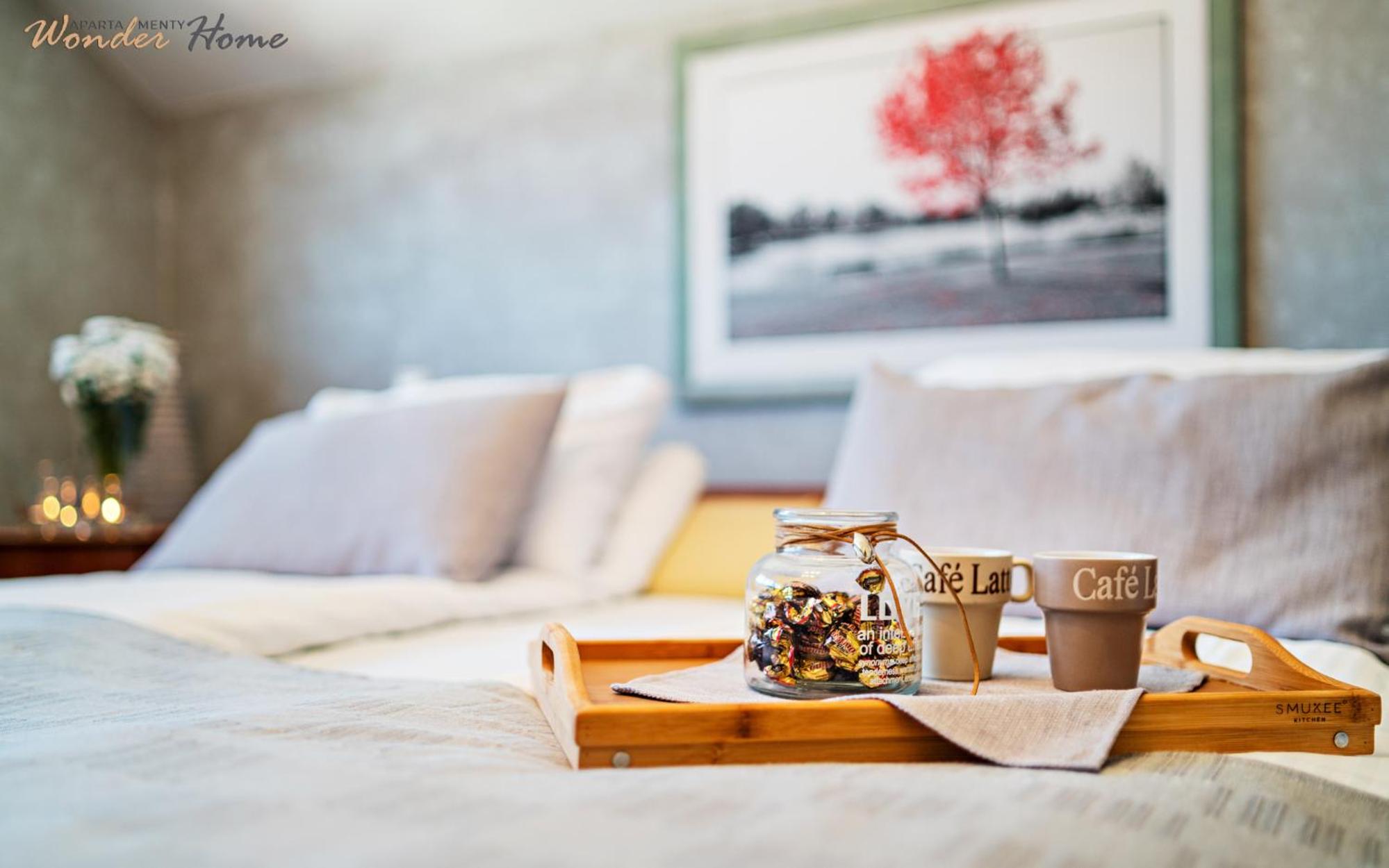 Wonder Home - Apartament Cud Malina z kominkiem, klimatyzacją i widokiem na Karkonosze, blisko centrum, stoku, restauracji, aquaparku