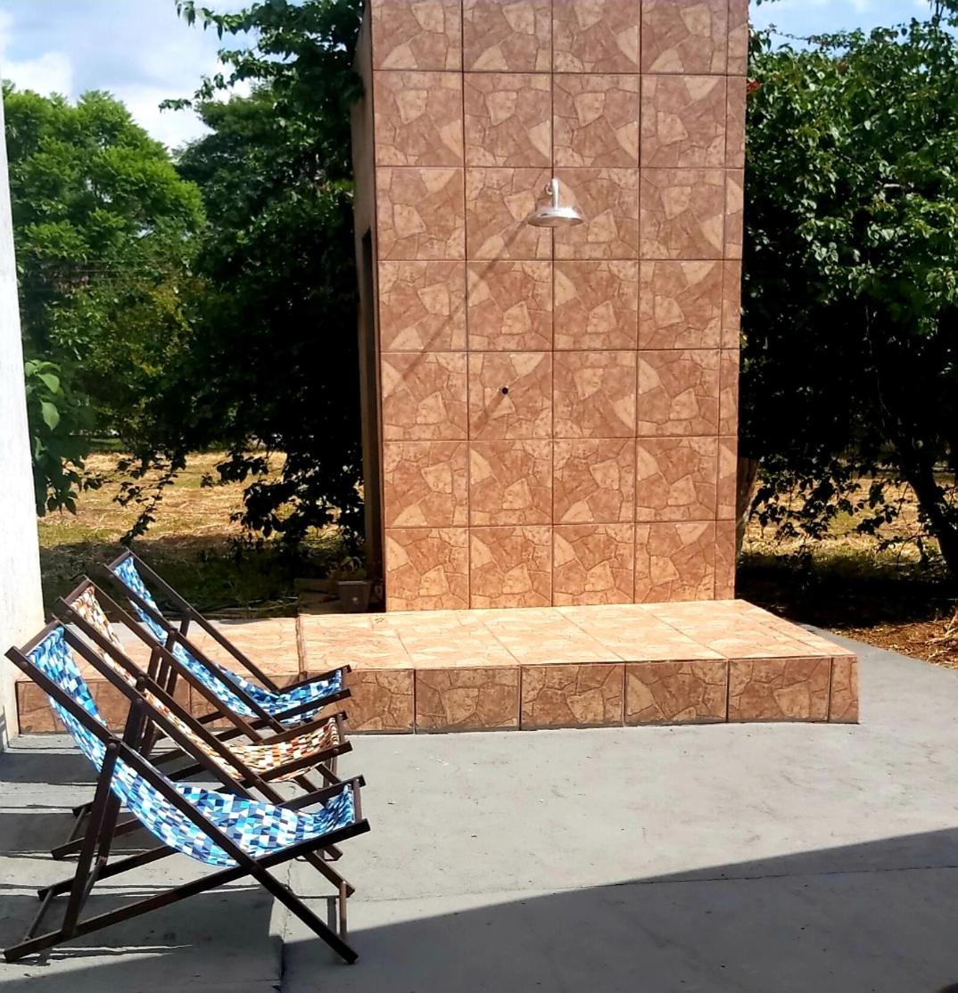 outdoor BBQ area