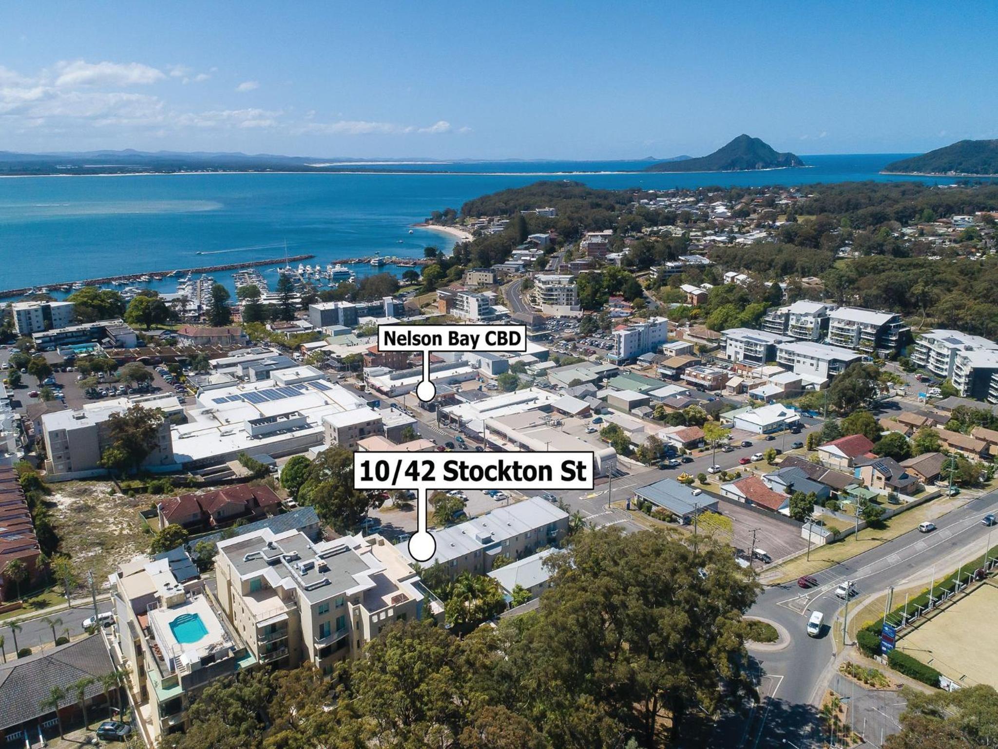 Bayview Apartments 10 42 Stockton St - Stylish apartment with air conditioning and Wi-Fi conveniently located in the heart of Nelson Bay