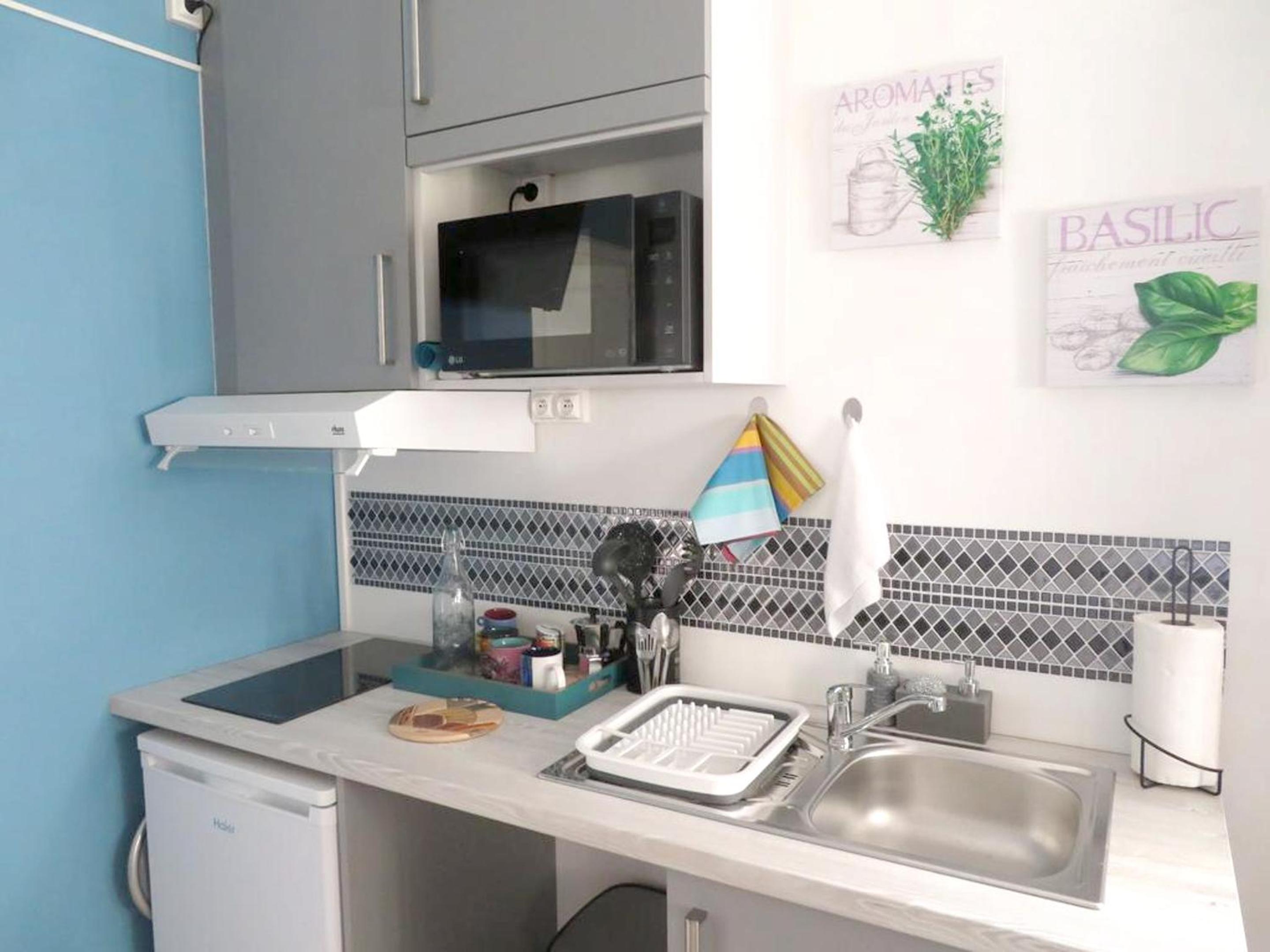 Studio accueillant à Baie Mahault - 20 m² avec piscine privée