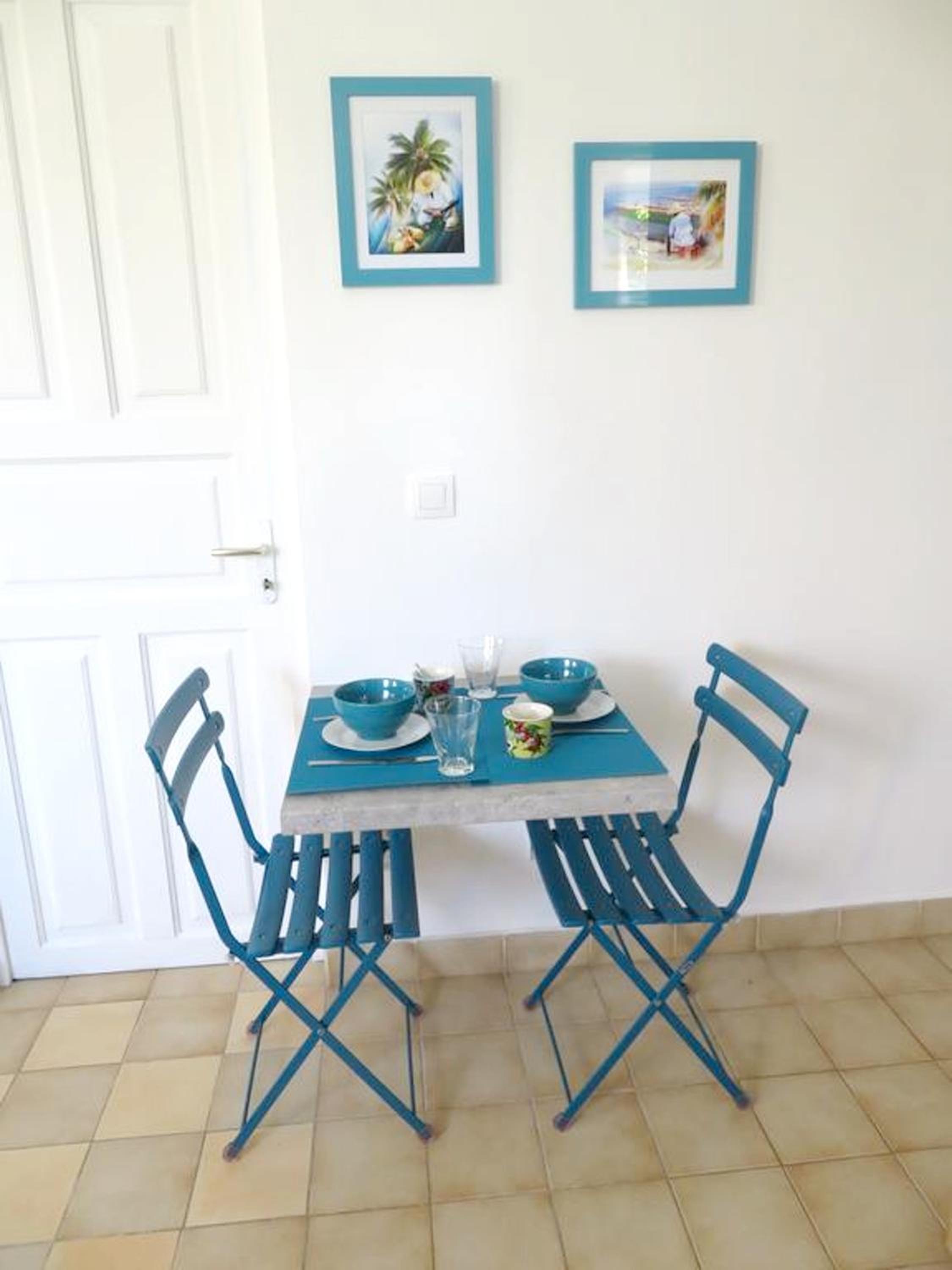 Studio accueillant à Baie Mahault - 20 m² avec piscine privée