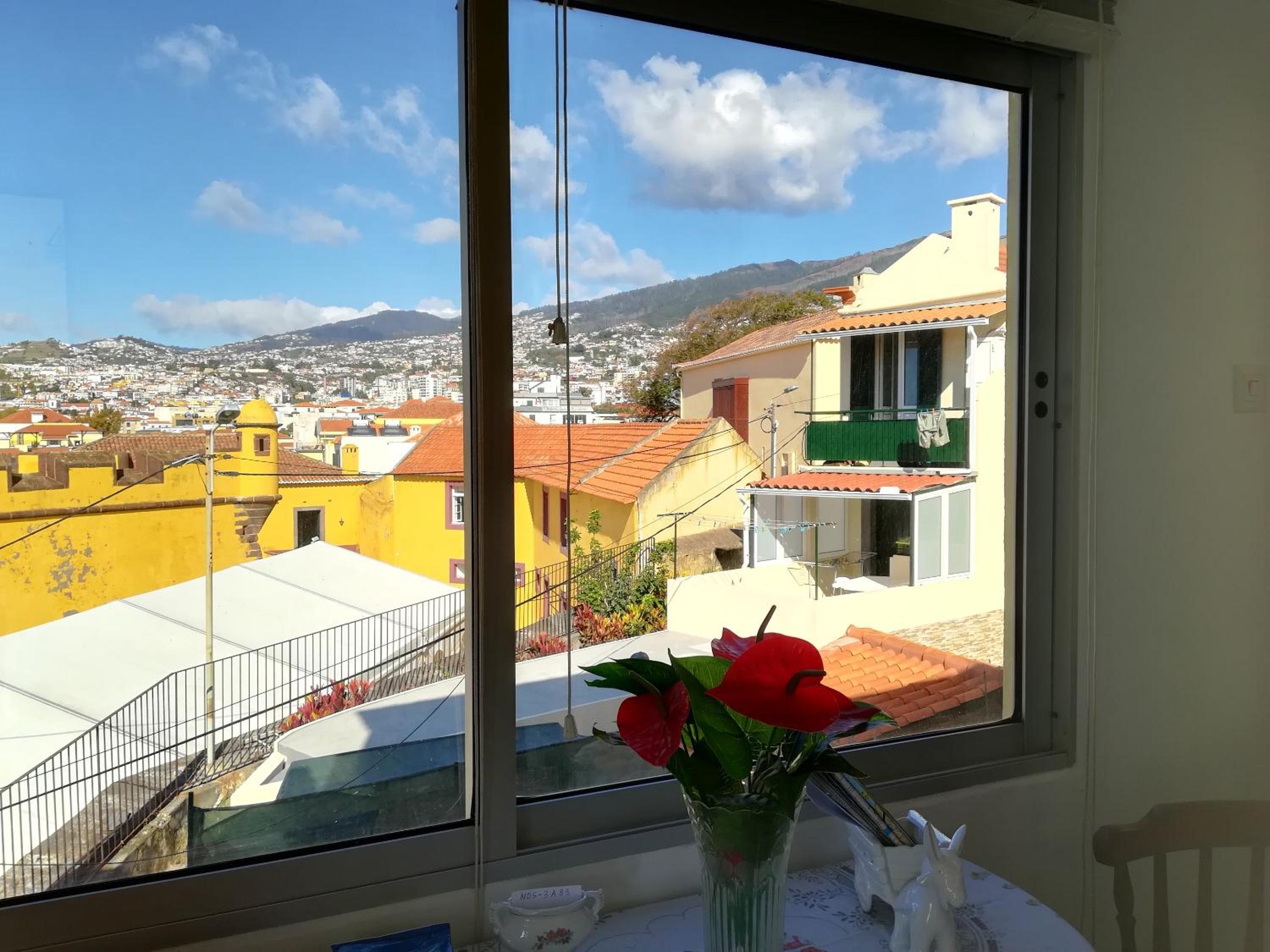Cosy apartment in Funchal, sea and mountain views, 35 m²