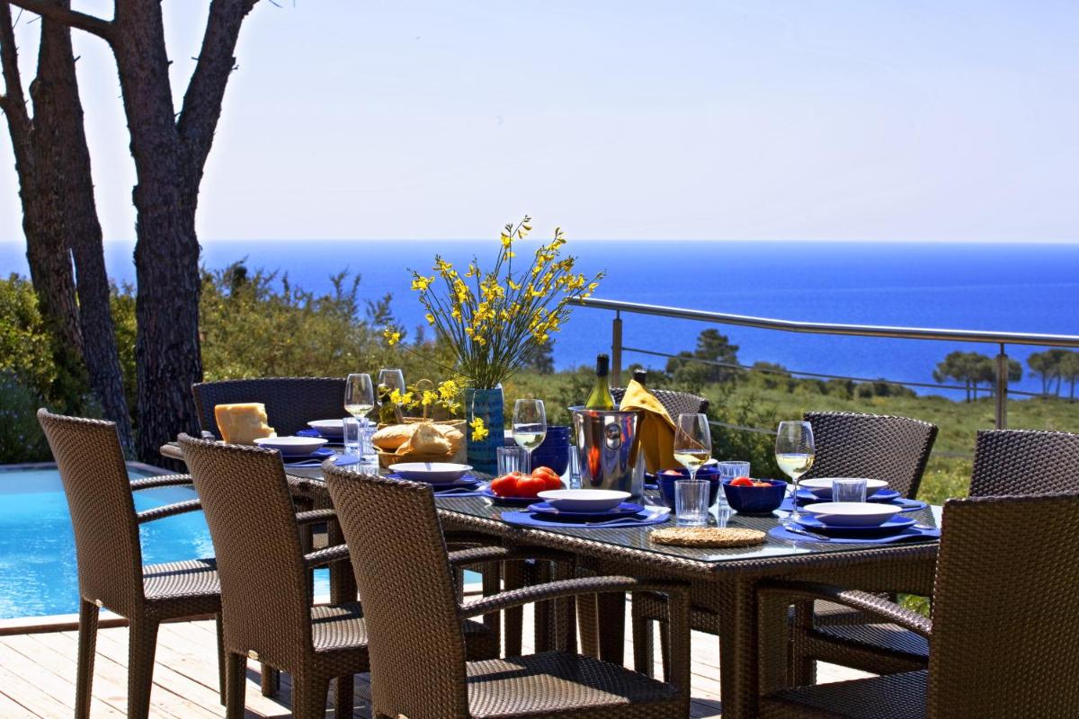 outdoor BBQ area