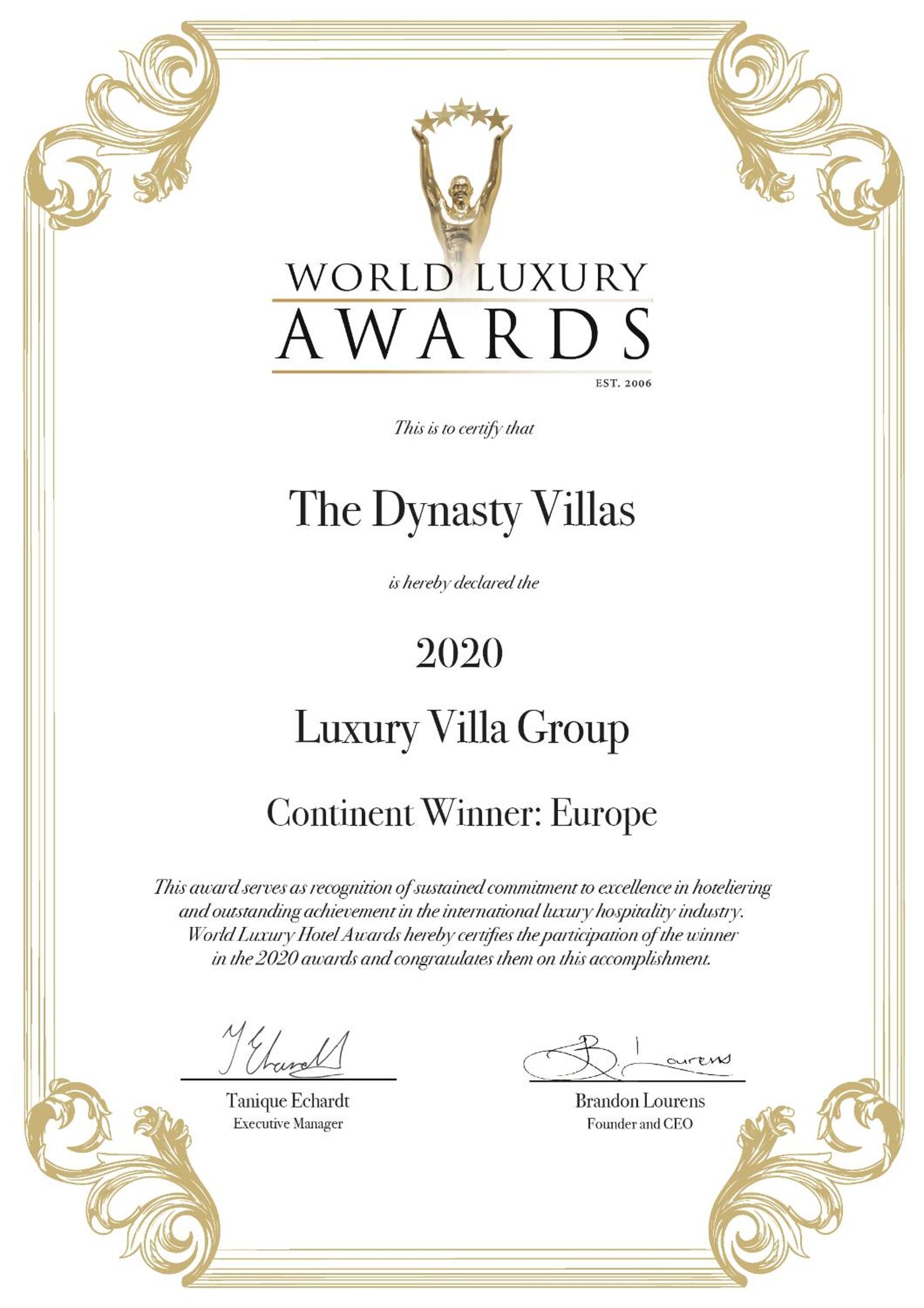 The Dynasty Villas