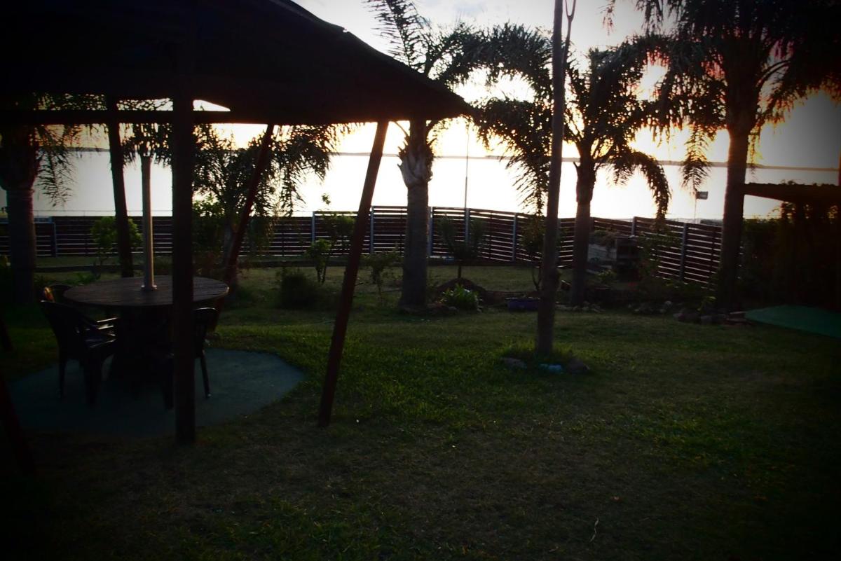 outdoor BBQ area