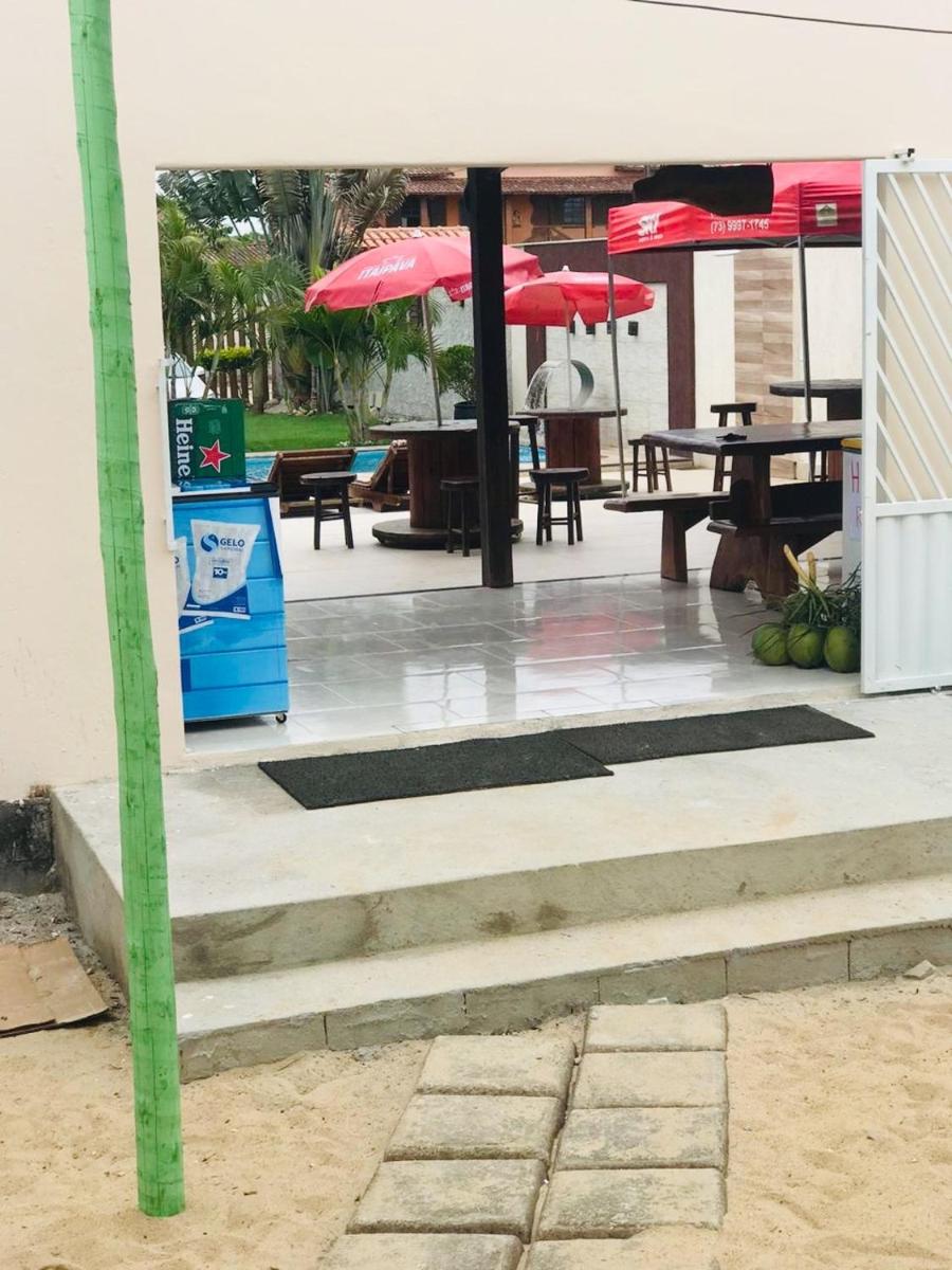 outdoor BBQ area