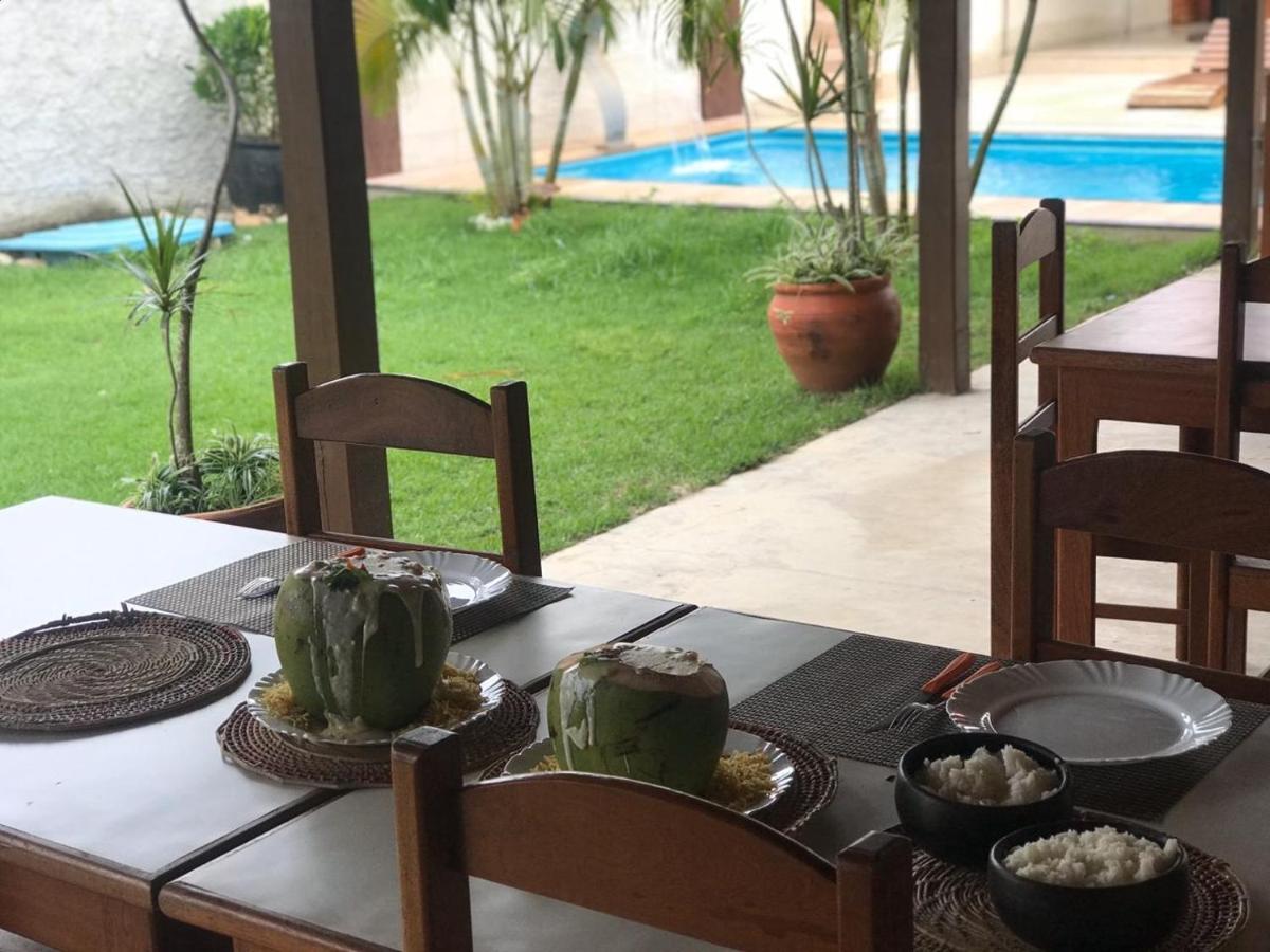 outdoor BBQ area