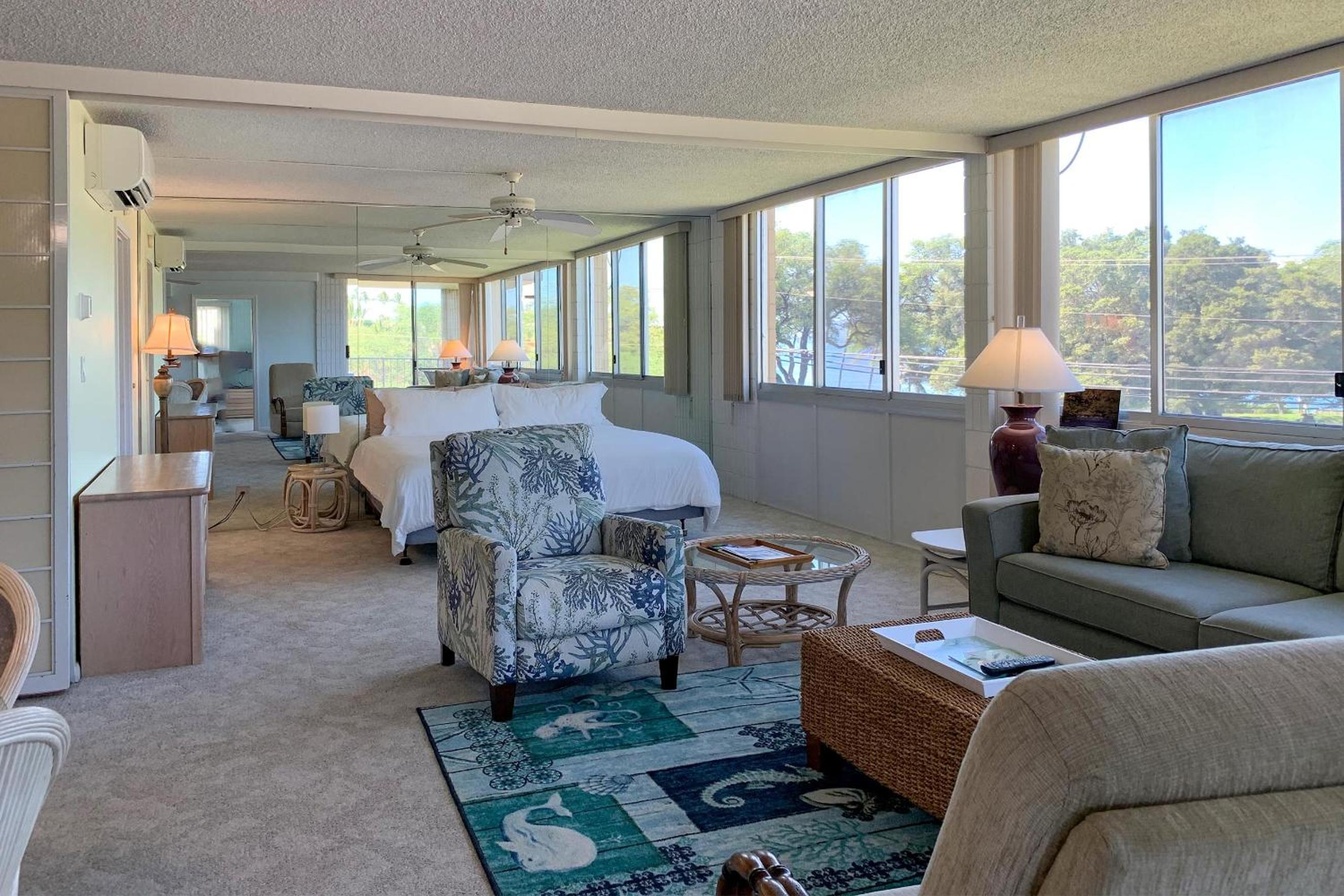 Haleakala Shores A-301, Panoramic Views, Split AC