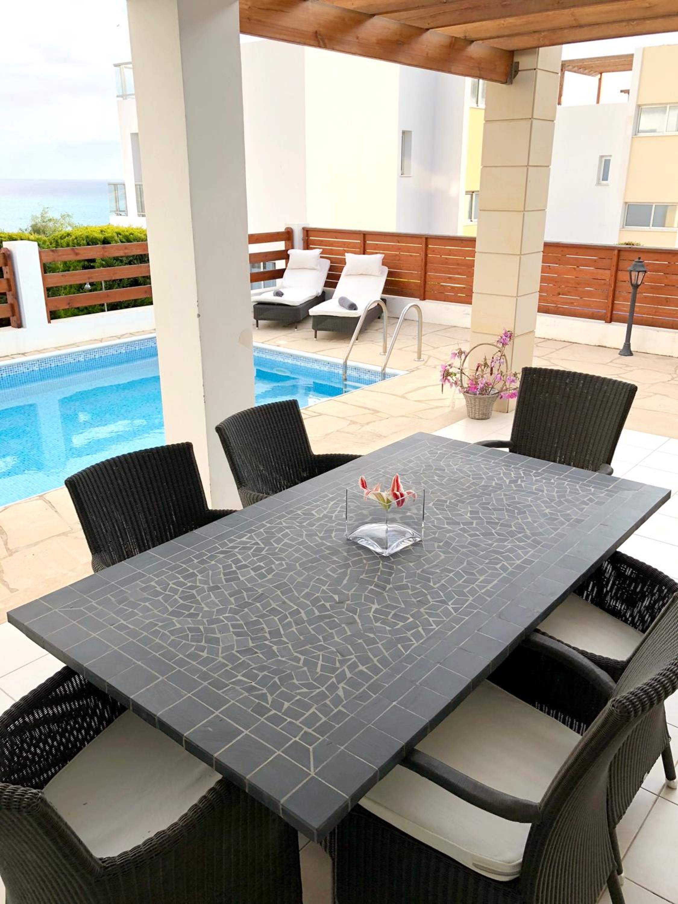 Elegant Villa in Peyia with Sea View and Private Pool