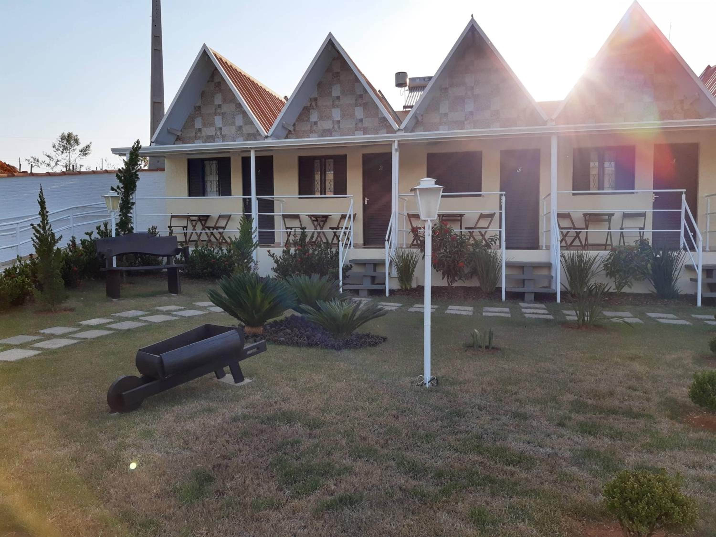 outdoor BBQ area