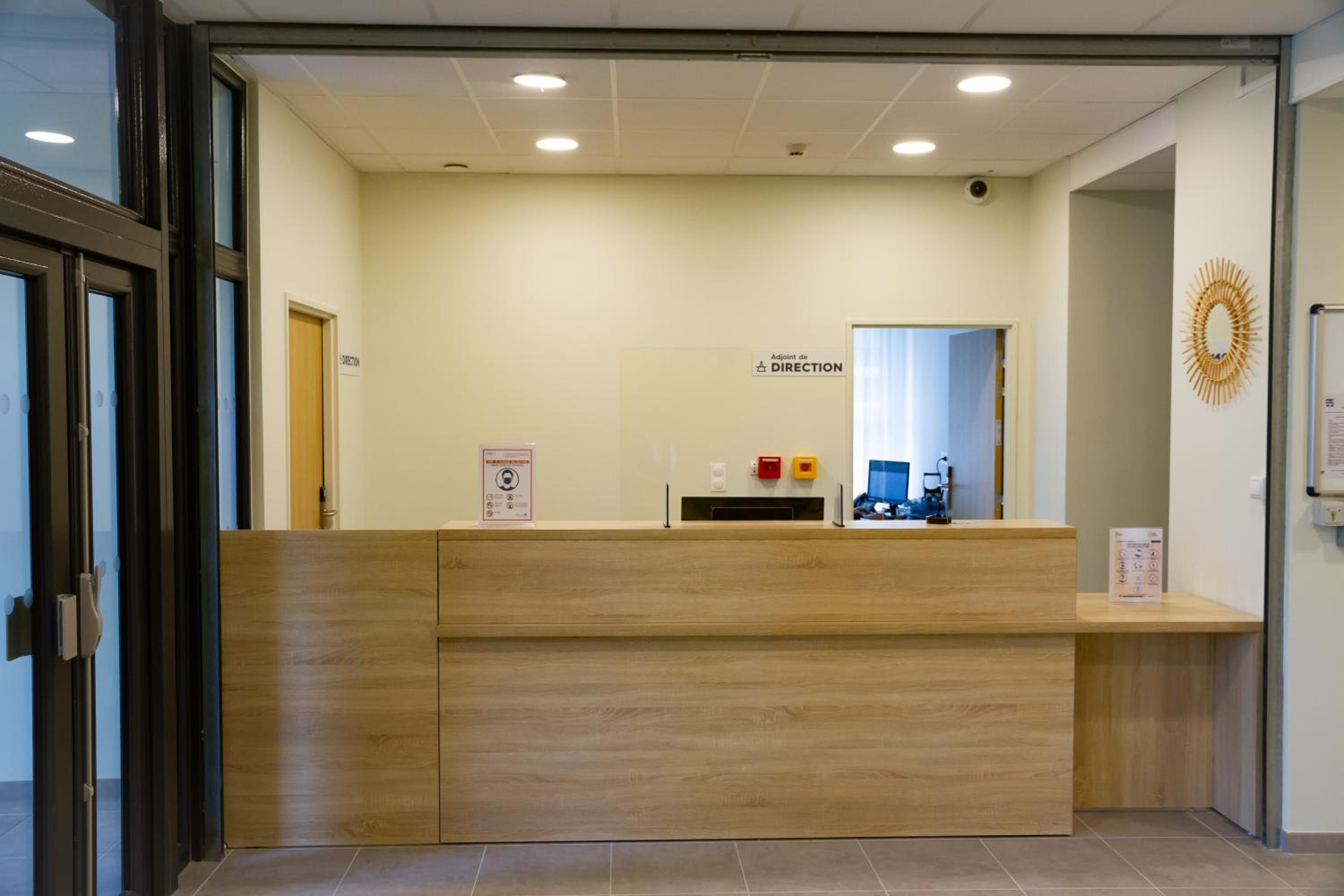 hotel reception
