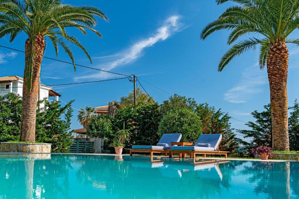 Amor Villa en Laganas — recepcion & lobby