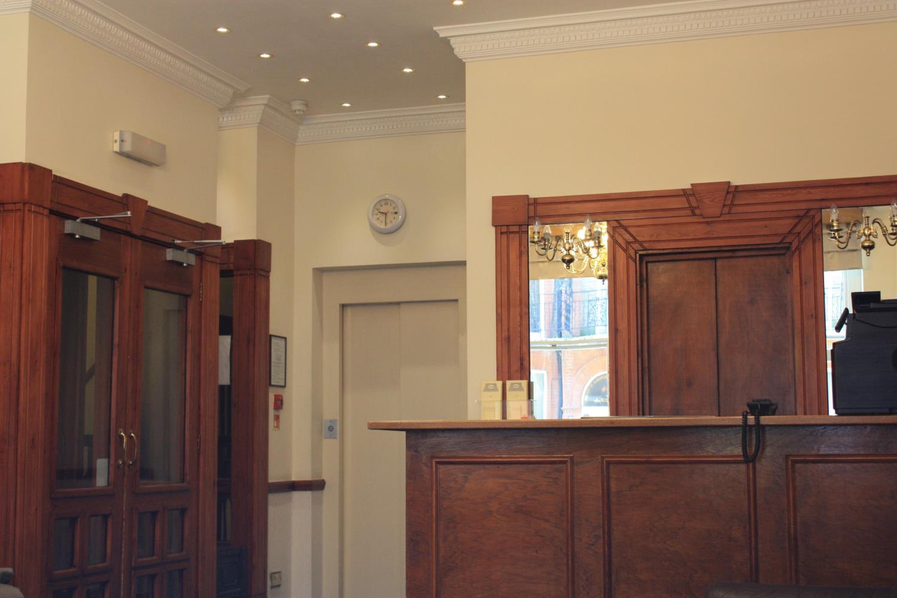 hotel reception