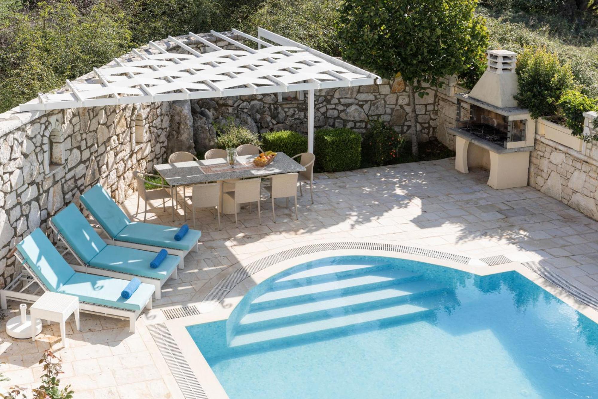 Kassiopi View Villas-Corfu-Villa Eleni,4 bedrooms,large private pool,prime location view 3