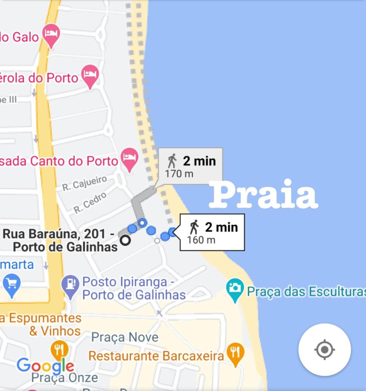 Apartamento com 2 quartos a 50 metros da praia