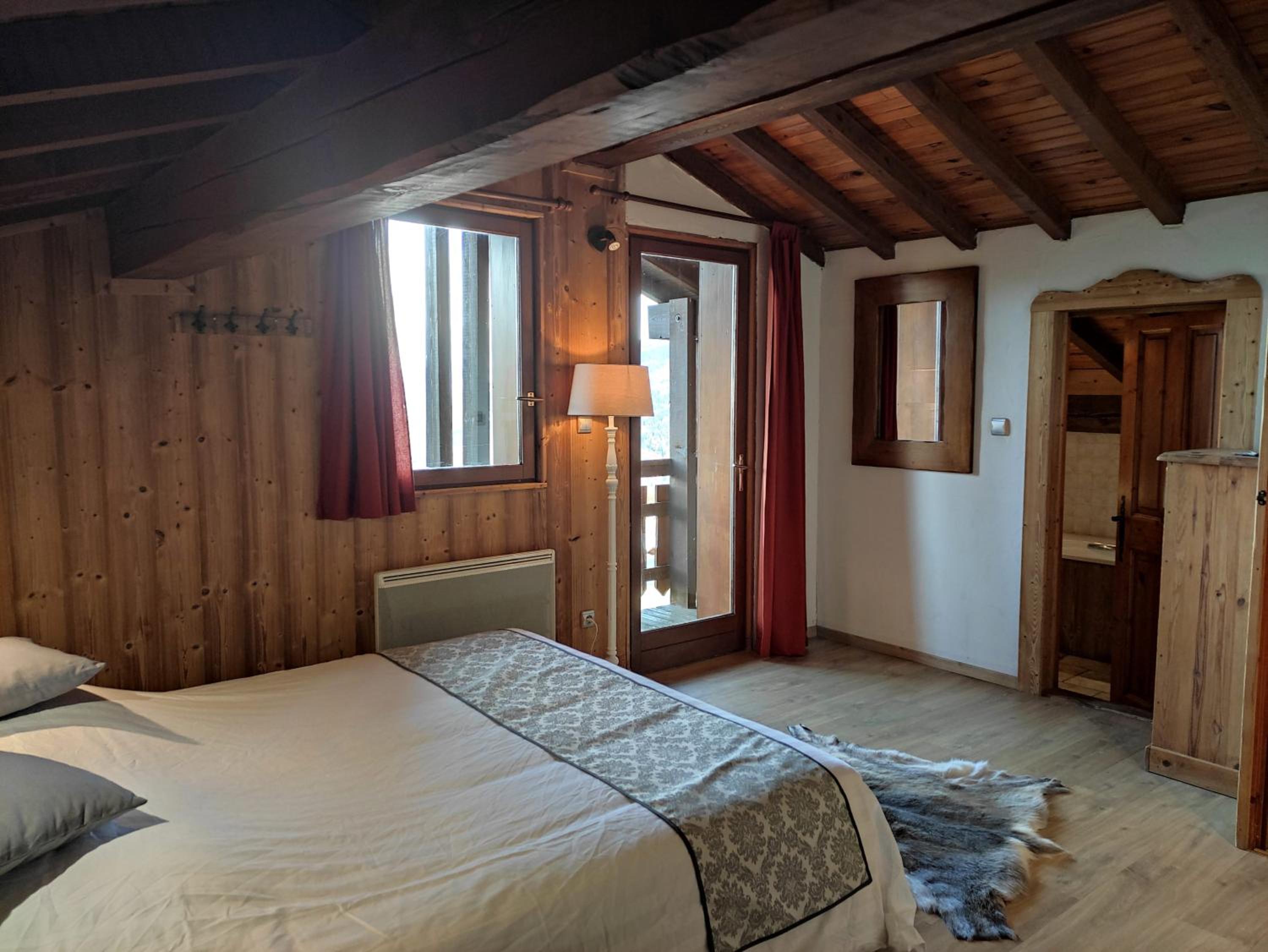 Fabulous chalet La Plagne - ski in-ski out - Sauna with Mont Blanc view
