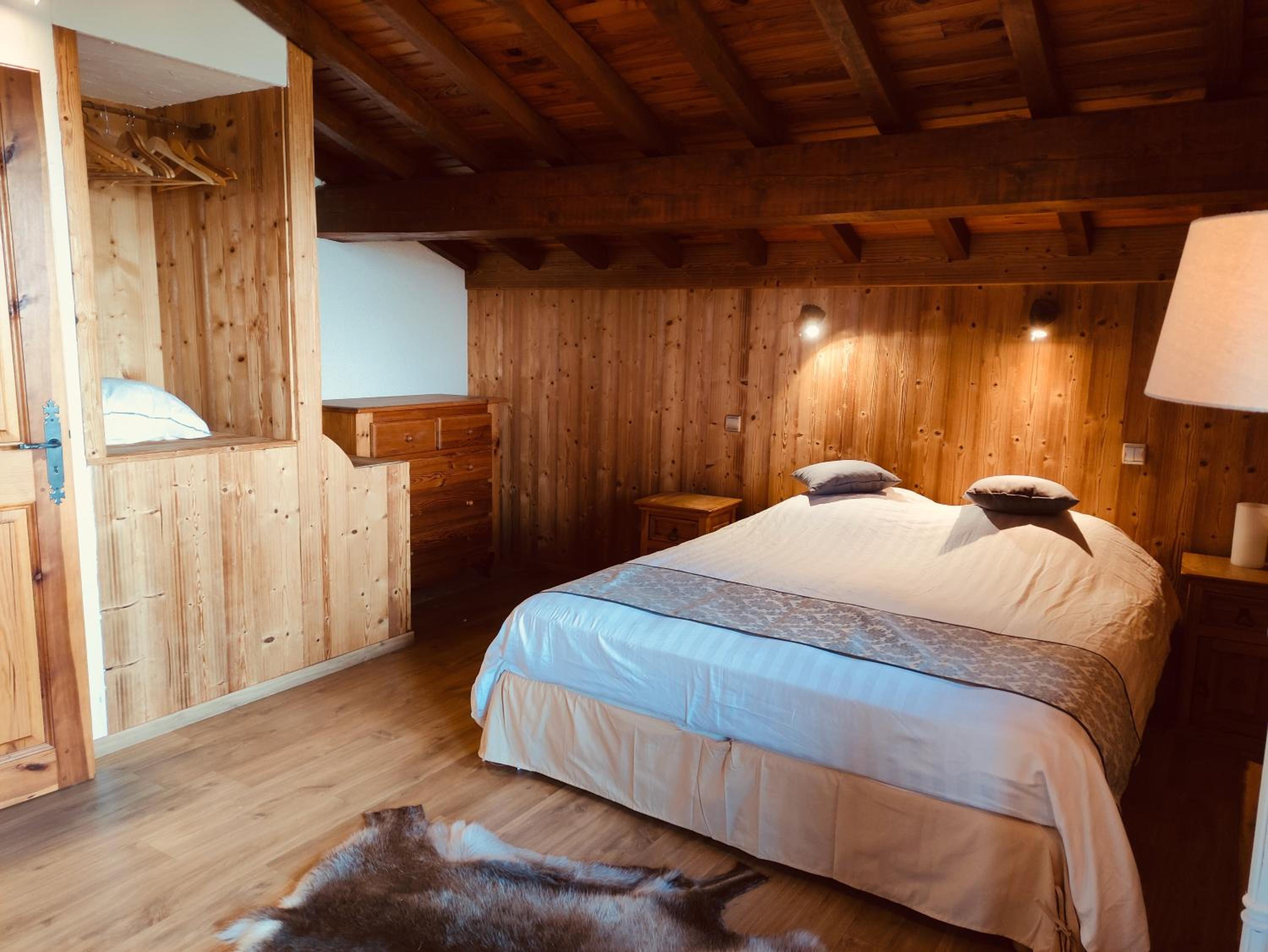 Fabulous chalet La Plagne - ski in-ski out - Sauna with Mont Blanc view