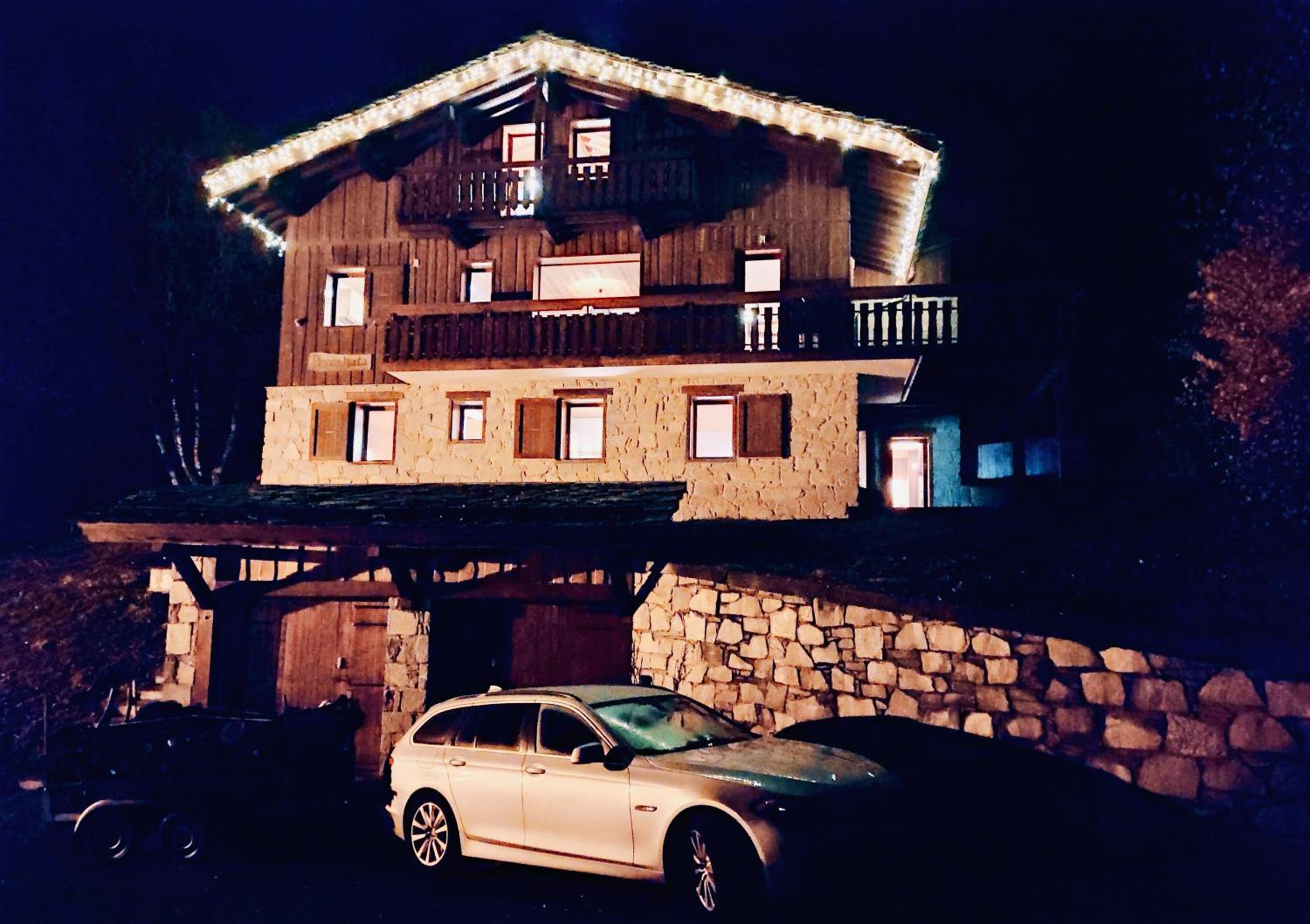 Fabulous chalet La Plagne - ski in-ski out - Sauna with Mont Blanc view