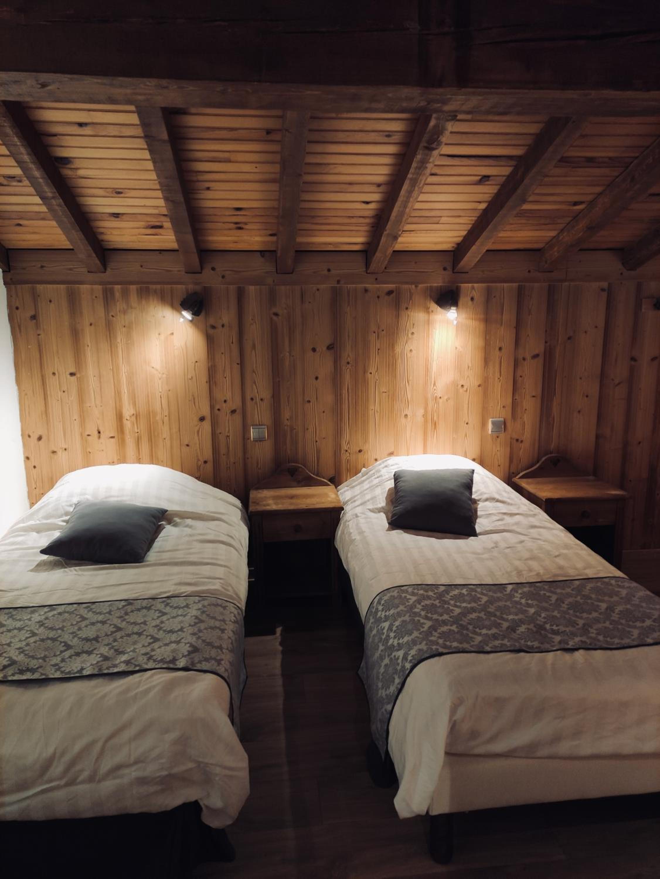 Fabulous chalet La Plagne - ski in-ski out - Sauna with Mont Blanc view