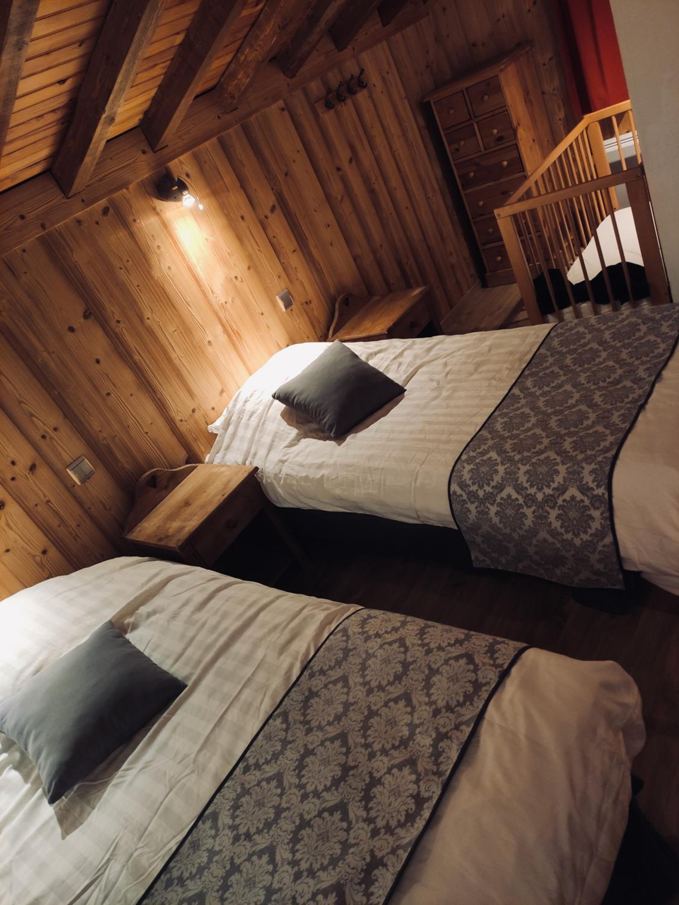 Fabulous chalet La Plagne - ski in-ski out - Sauna with Mont Blanc view