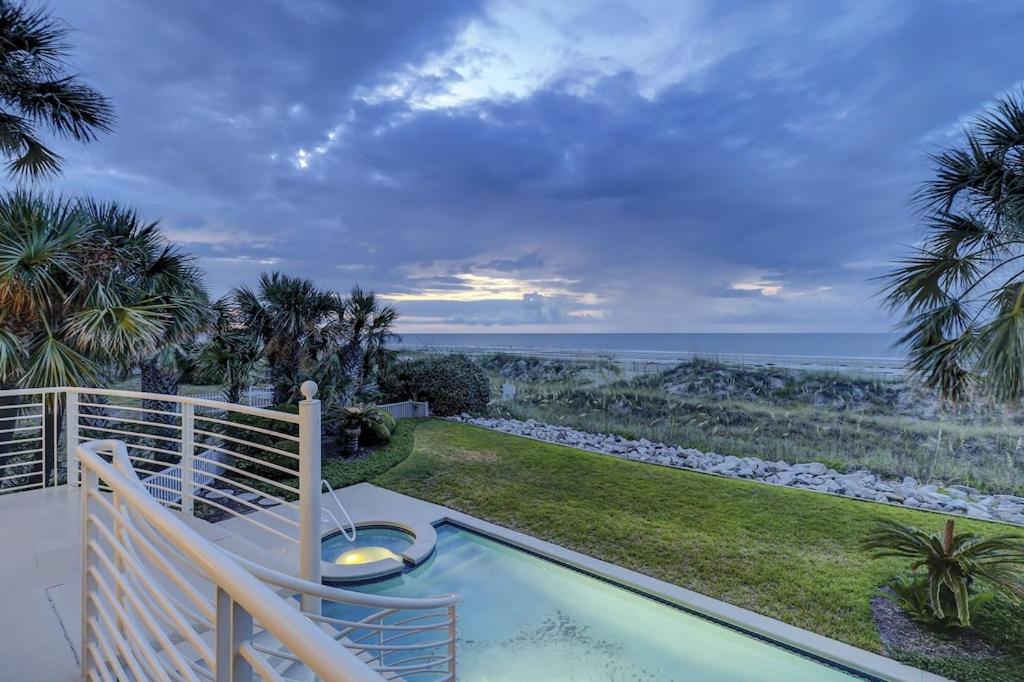 111 Dune Ln 6 BR Oceanfront Home Forest view 2