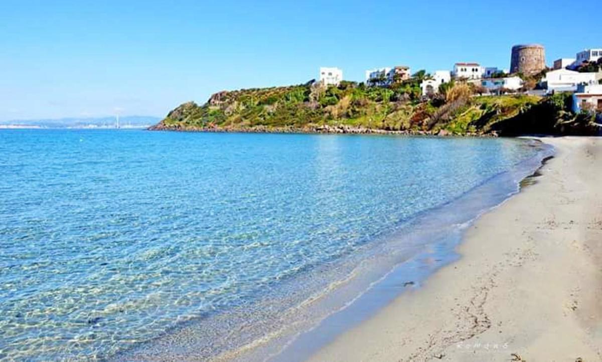 One bedroom appartement at Calasetta 50 m away from the beach with furnished terrace