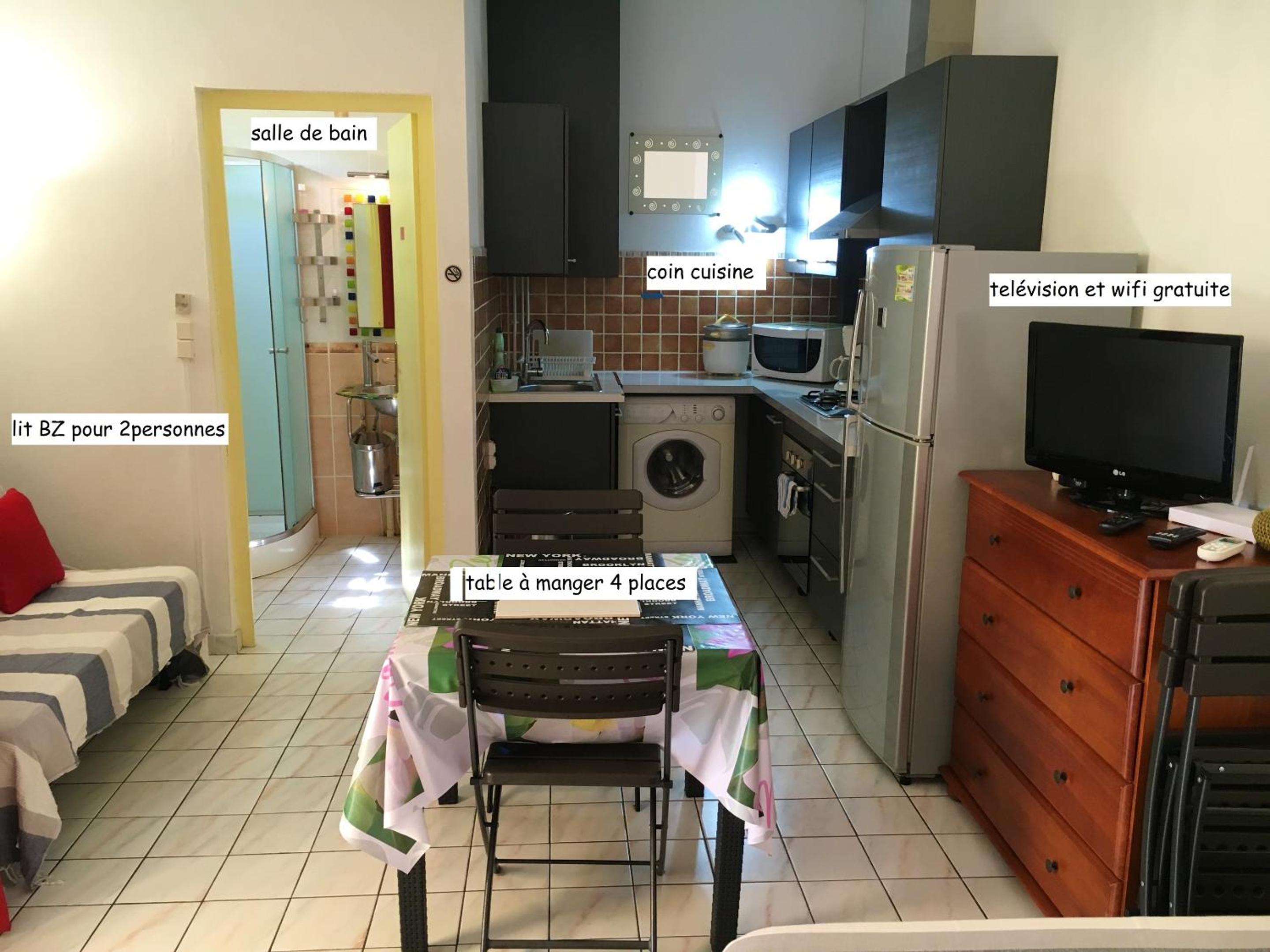 Studio douillet a Saint Paul 25 m² Vue sur la montagne view 4