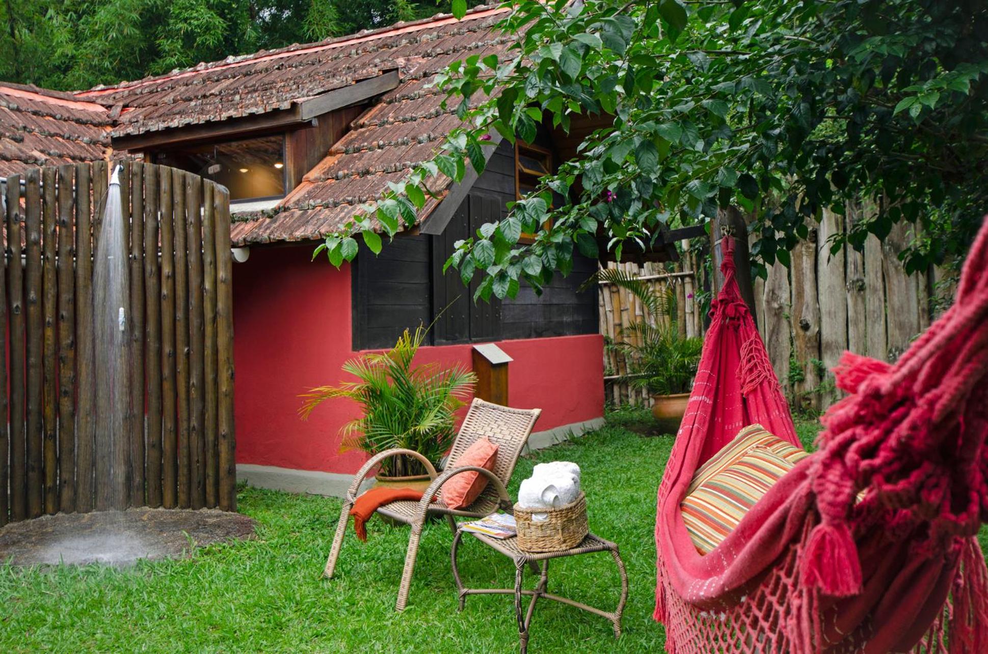 outdoor BBQ area