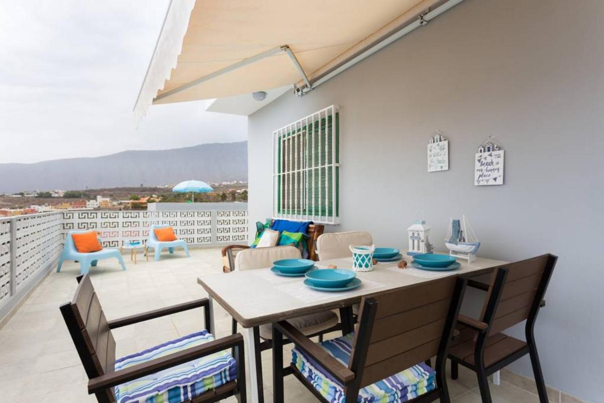 3 bedrooms house with sea view and furnished terrace at Arafo 4 km away from the beach